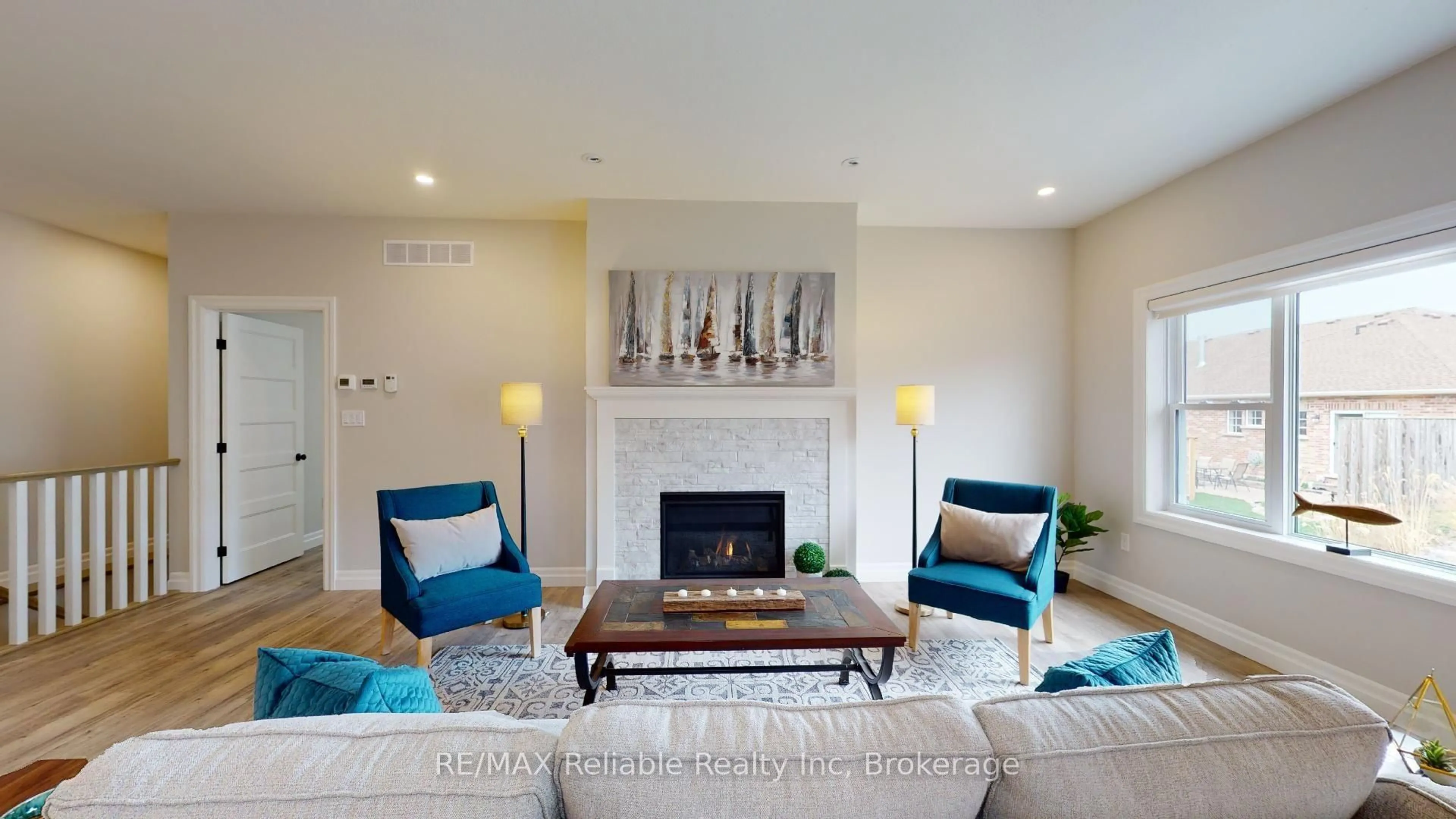 Living room with furniture, unknown for 7 Thimbleweed Dr, Bluewater Ontario N0M 1G0