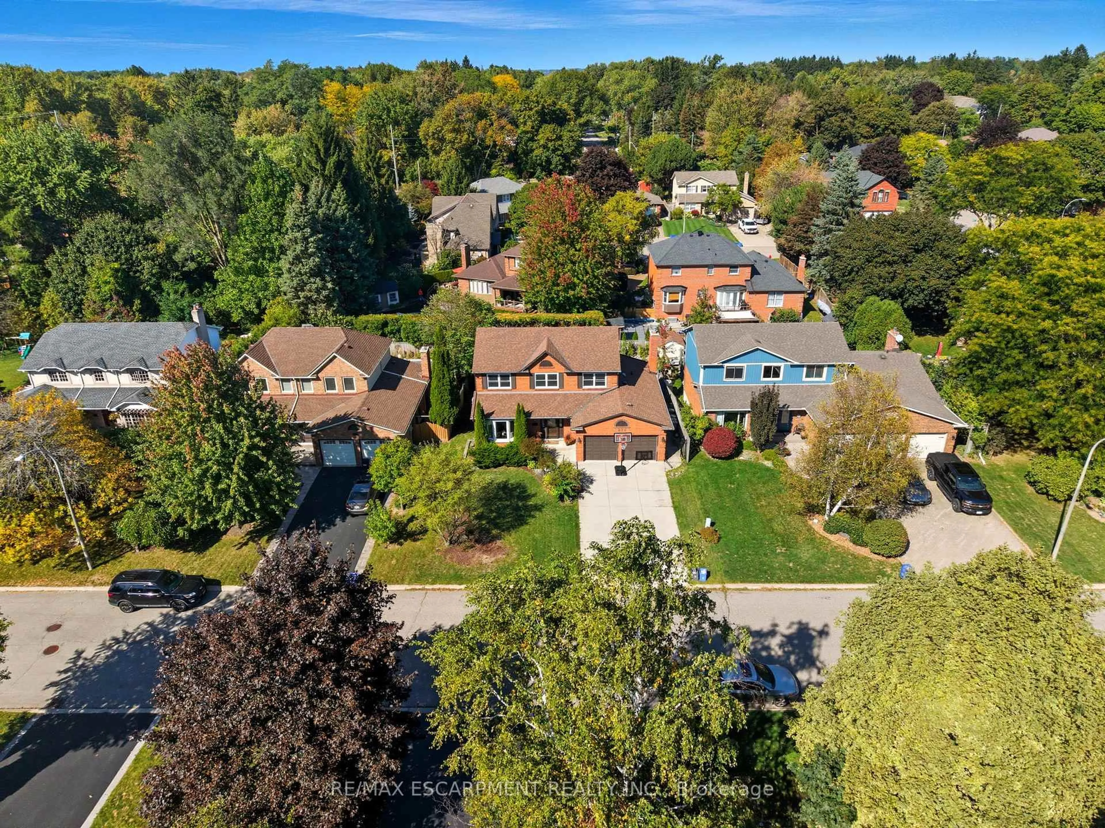 A pic from outside/outdoor area/front of a property/back of a property/a pic from drone, street for 275 Cornwallis Rd, Hamilton Ontario L9G 3Y9