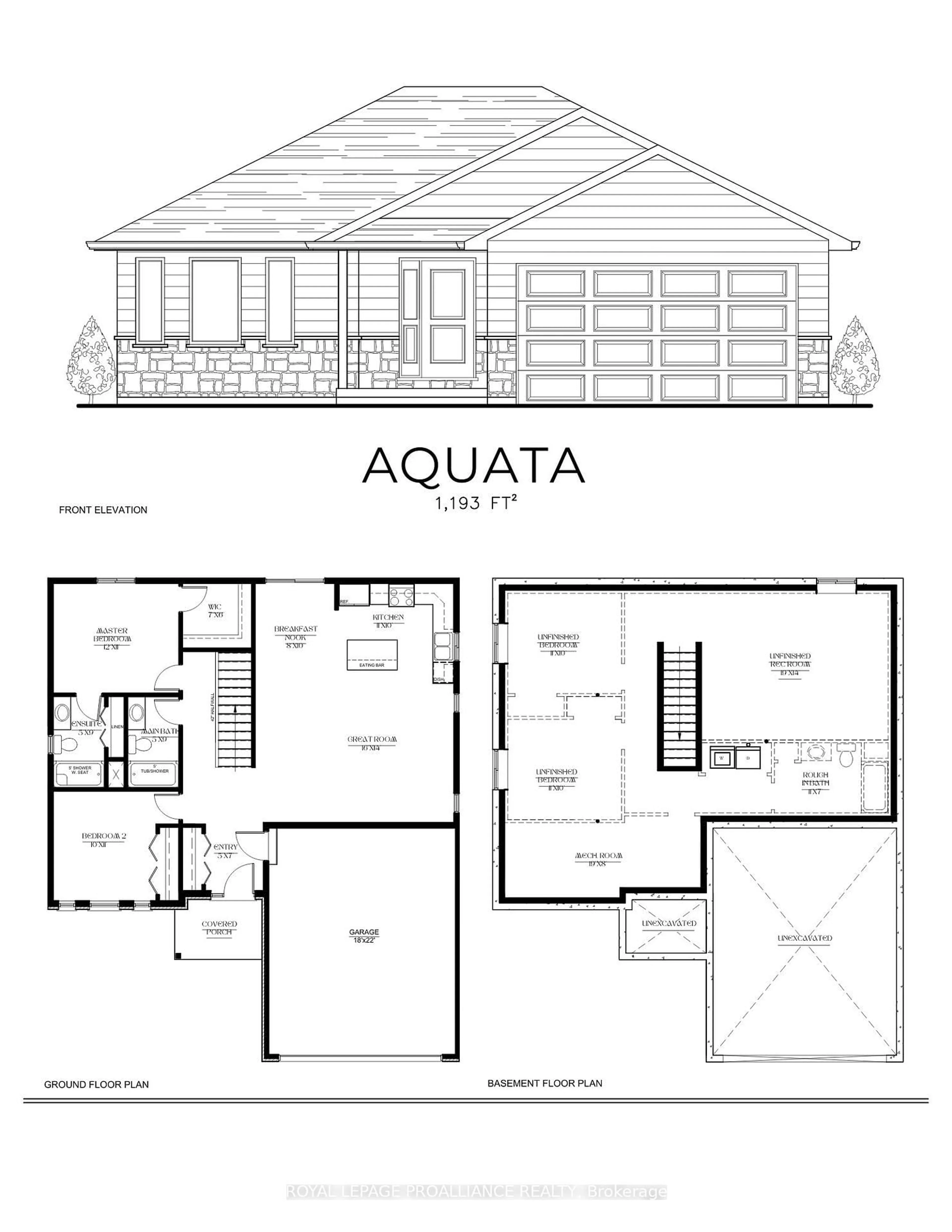 Floor plan for 198 (Lot 9) Homewood Ave, Trent Hills Ontario K0L 1Y0