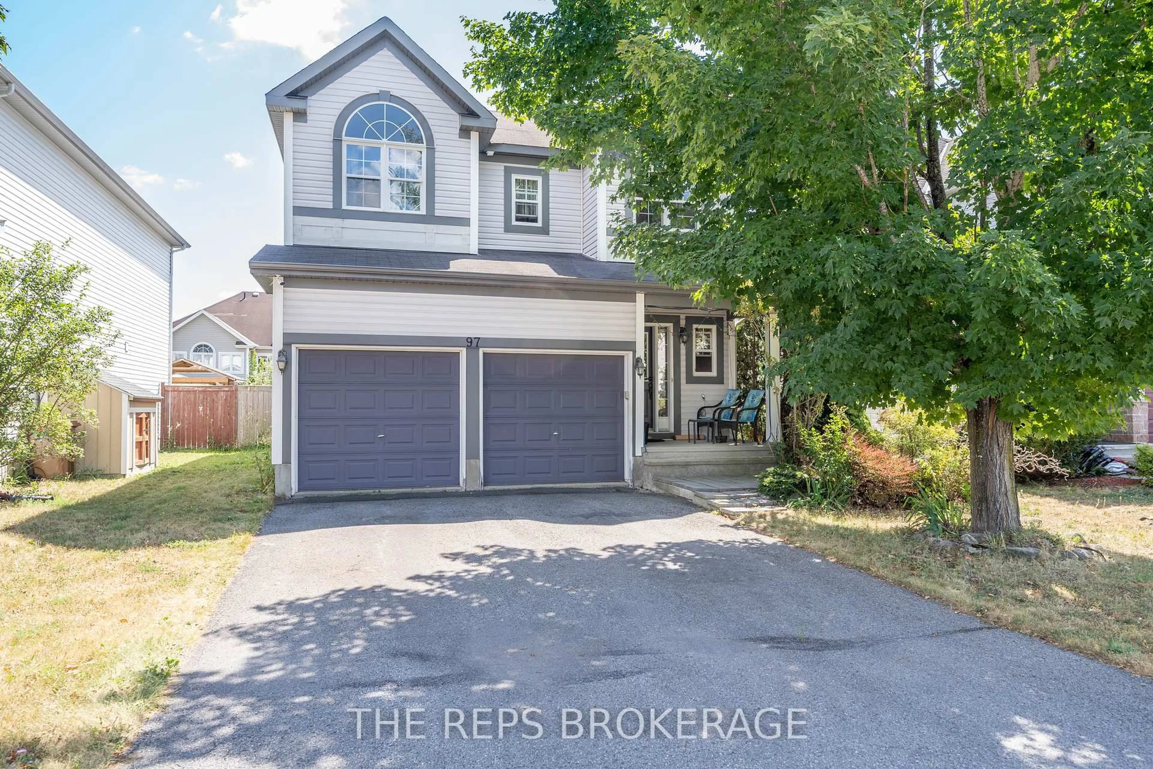 Home with brick exterior material, street for 97 Black Bear Way, Stittsville Ontario K2S 2G6
