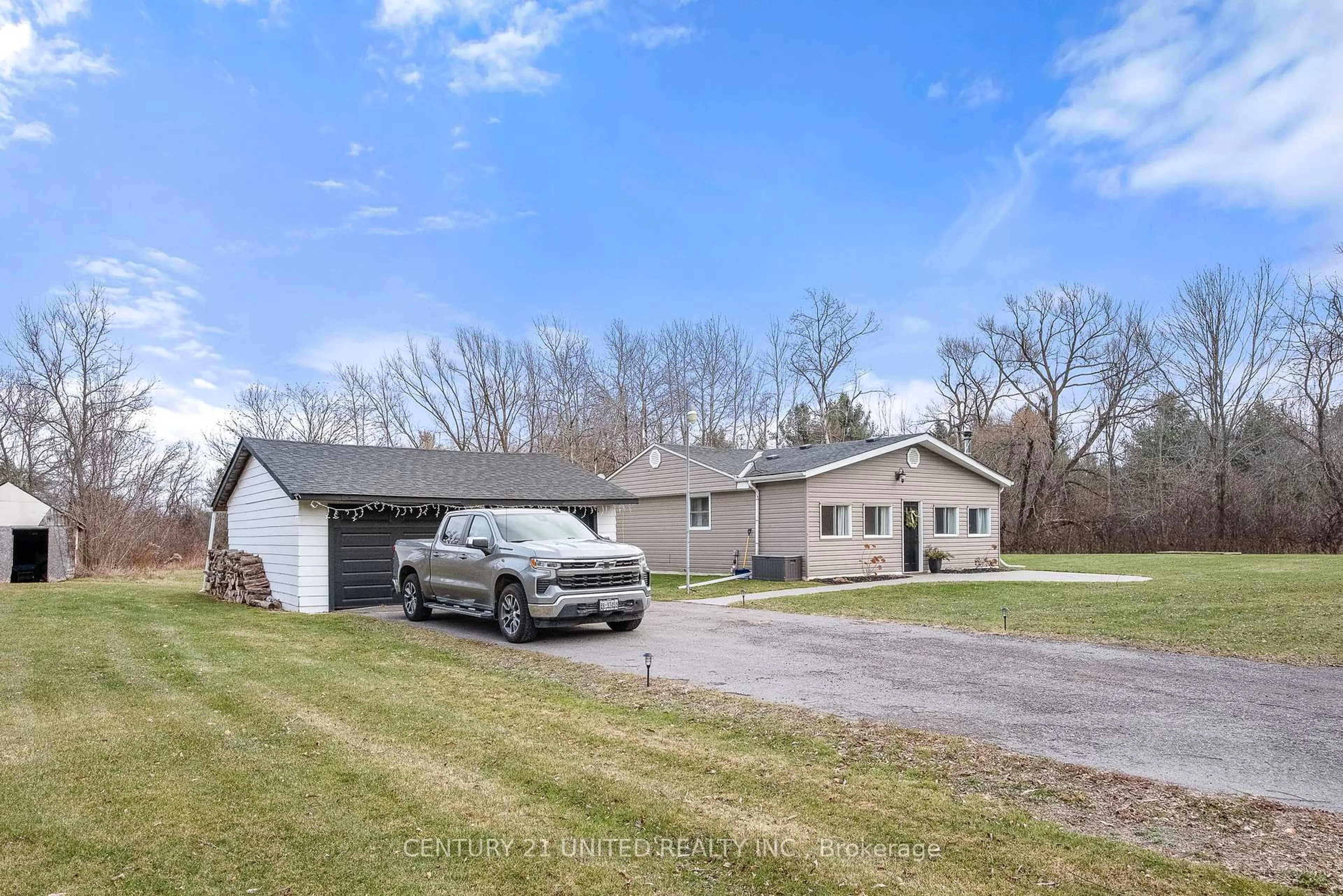 A pic from outside/outdoor area/front of a property/back of a property/a pic from drone, street for 145 Noonan Rd, Alnwick/Haldimand Ontario K0K 3K0