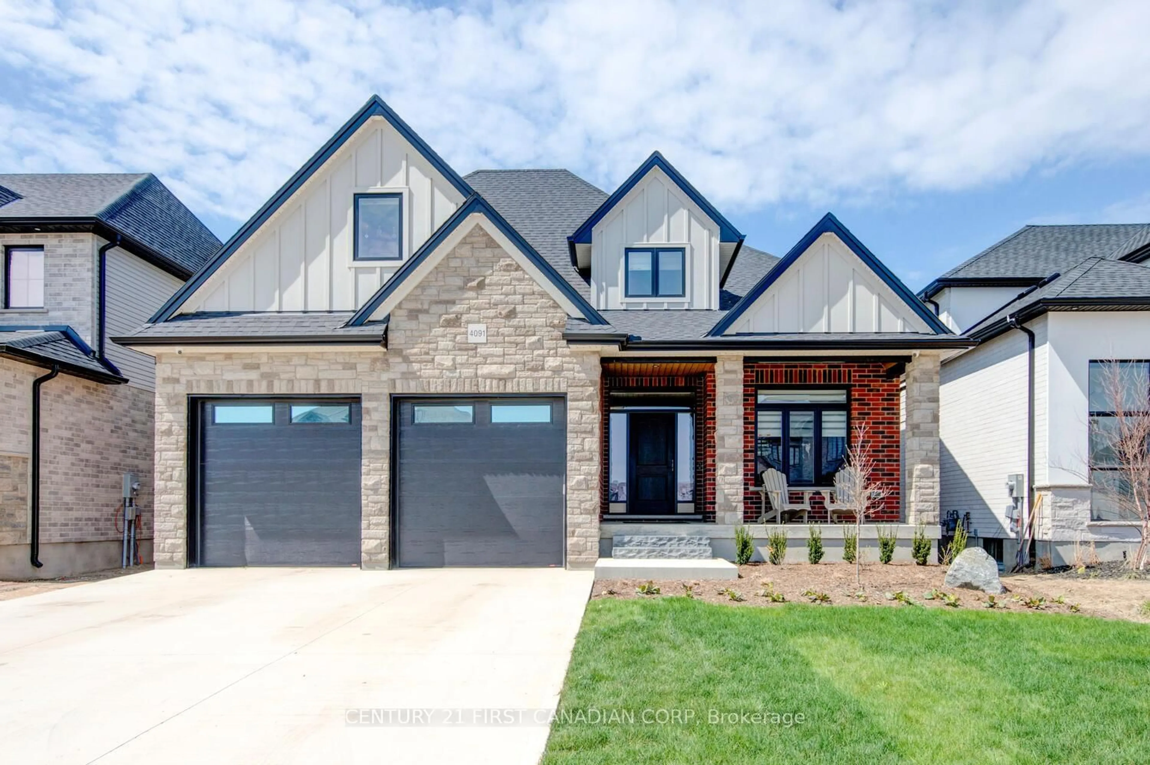 Home with brick exterior material, street for 4386 GREEN BEND Rd, London South Ontario N6P 0K9