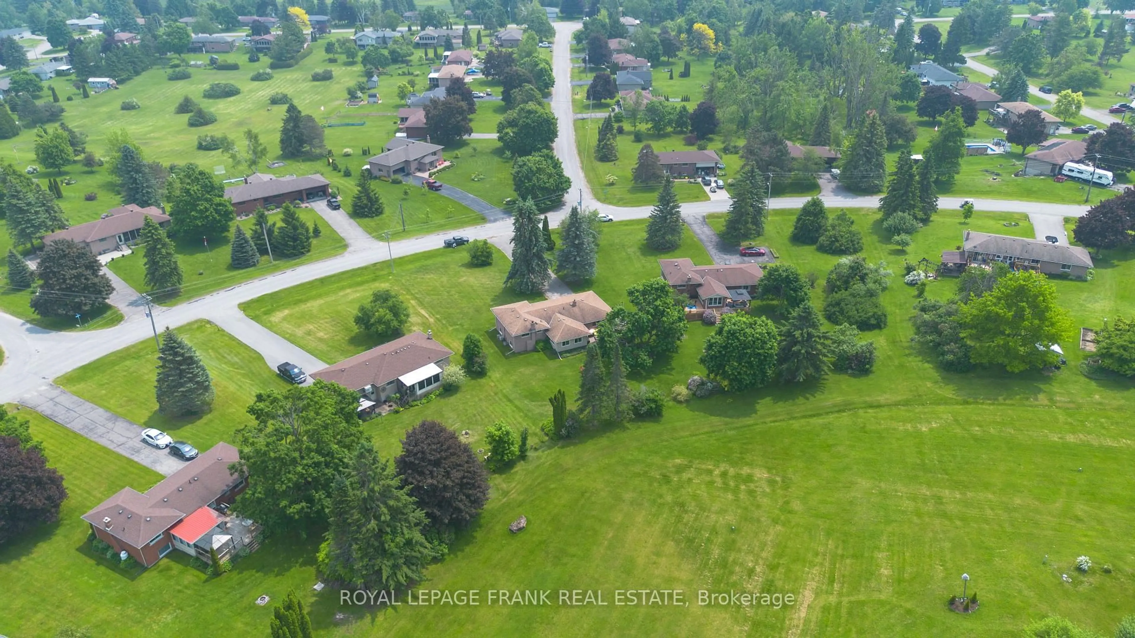 A pic from outside/outdoor area/front of a property/back of a property/a pic from drone, street for 383 Old Surrey Lane, Kawartha Lakes Ontario K0M 1A0