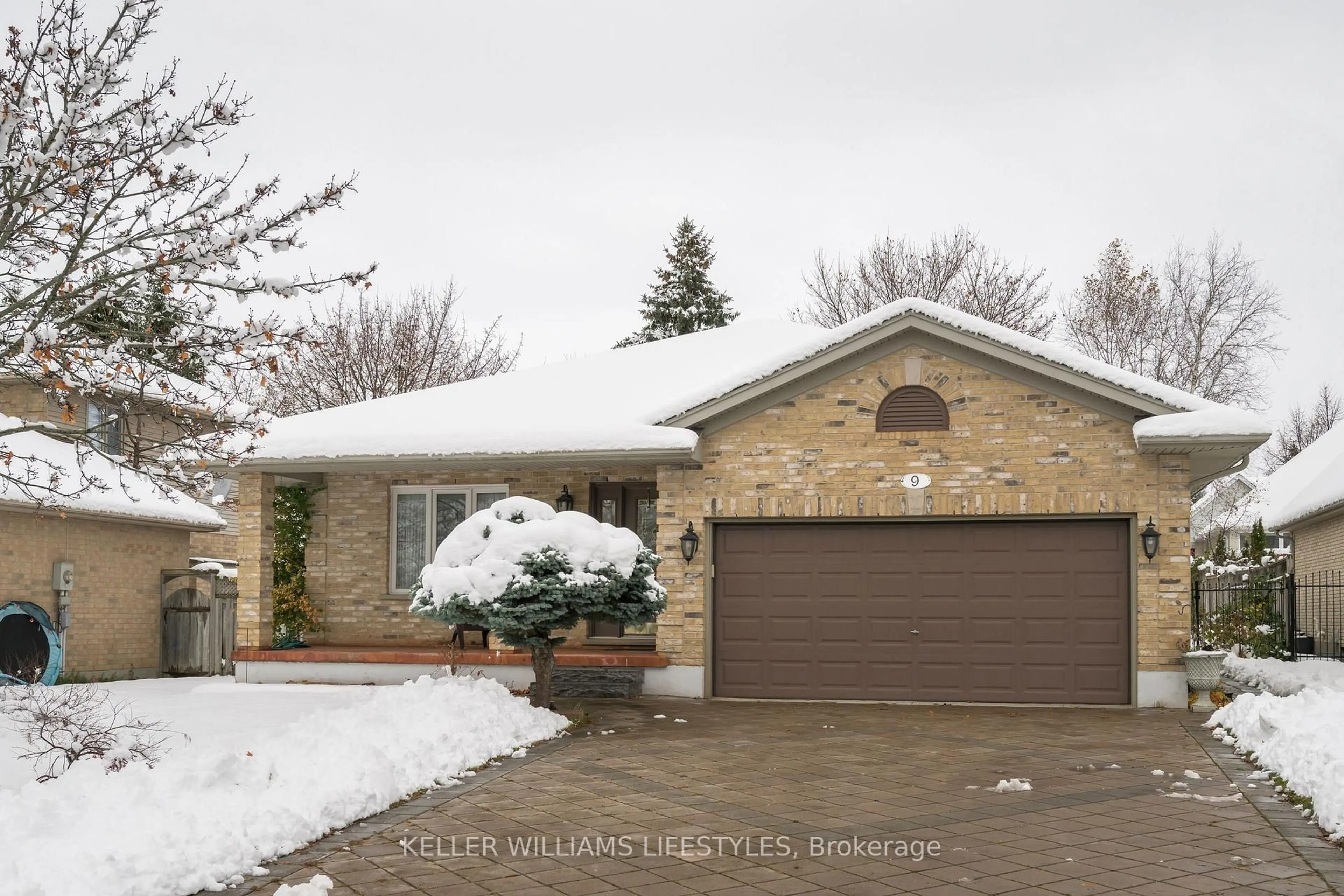 Home with brick exterior material, street for 9 Toohey Lane, London North Ontario N6G 4Y2