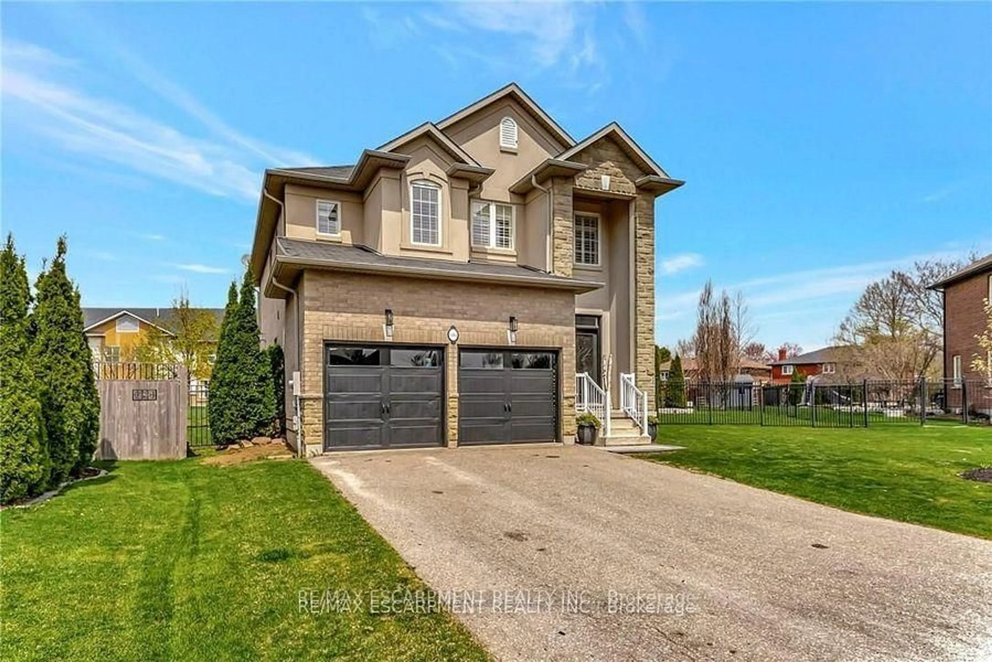 Home with brick exterior material, street for 349 Valridge Dr, Hamilton Ontario L9G 0B1