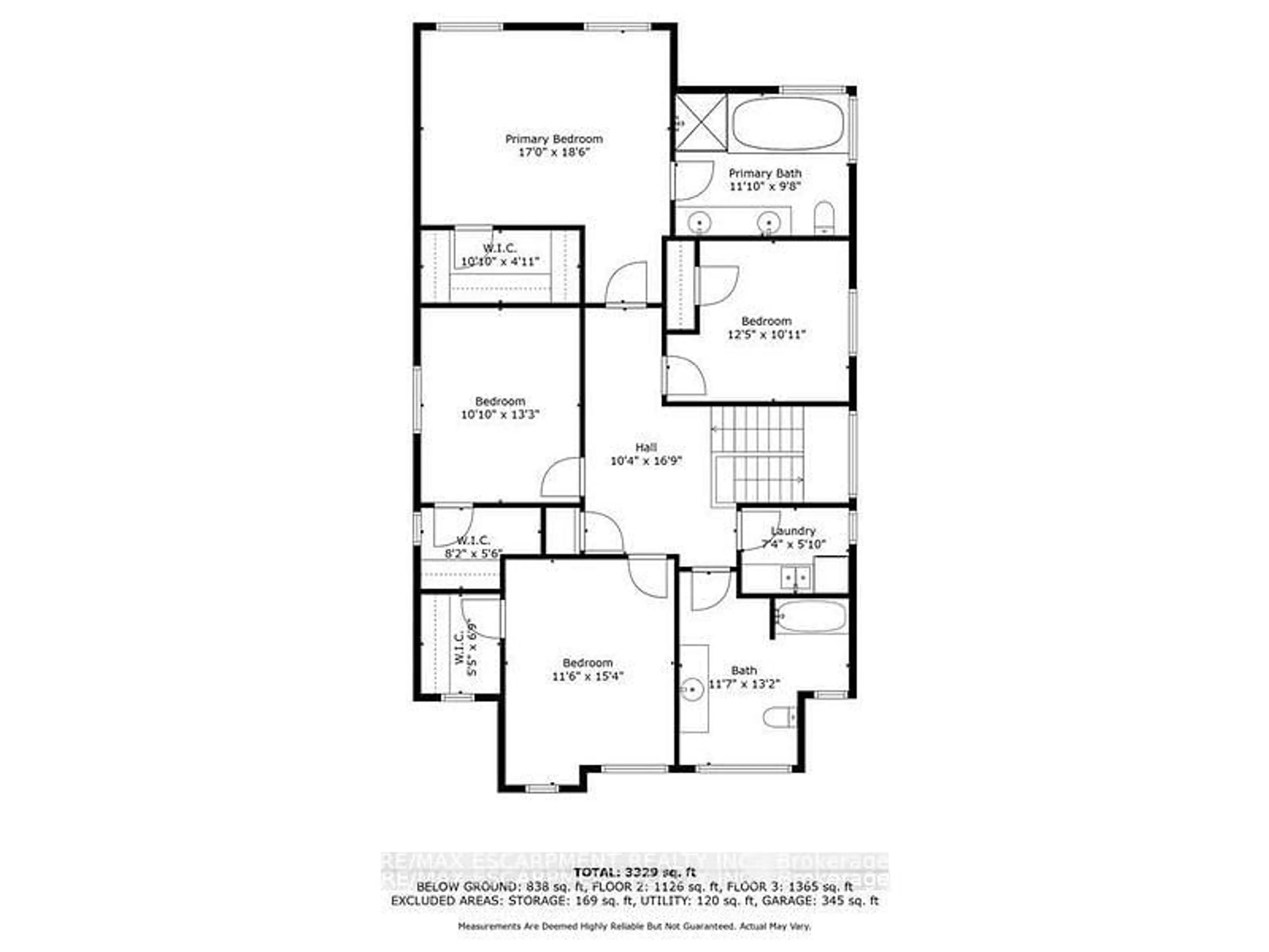 Floor plan for 349 Valridge Dr, Hamilton Ontario L9G 0B1