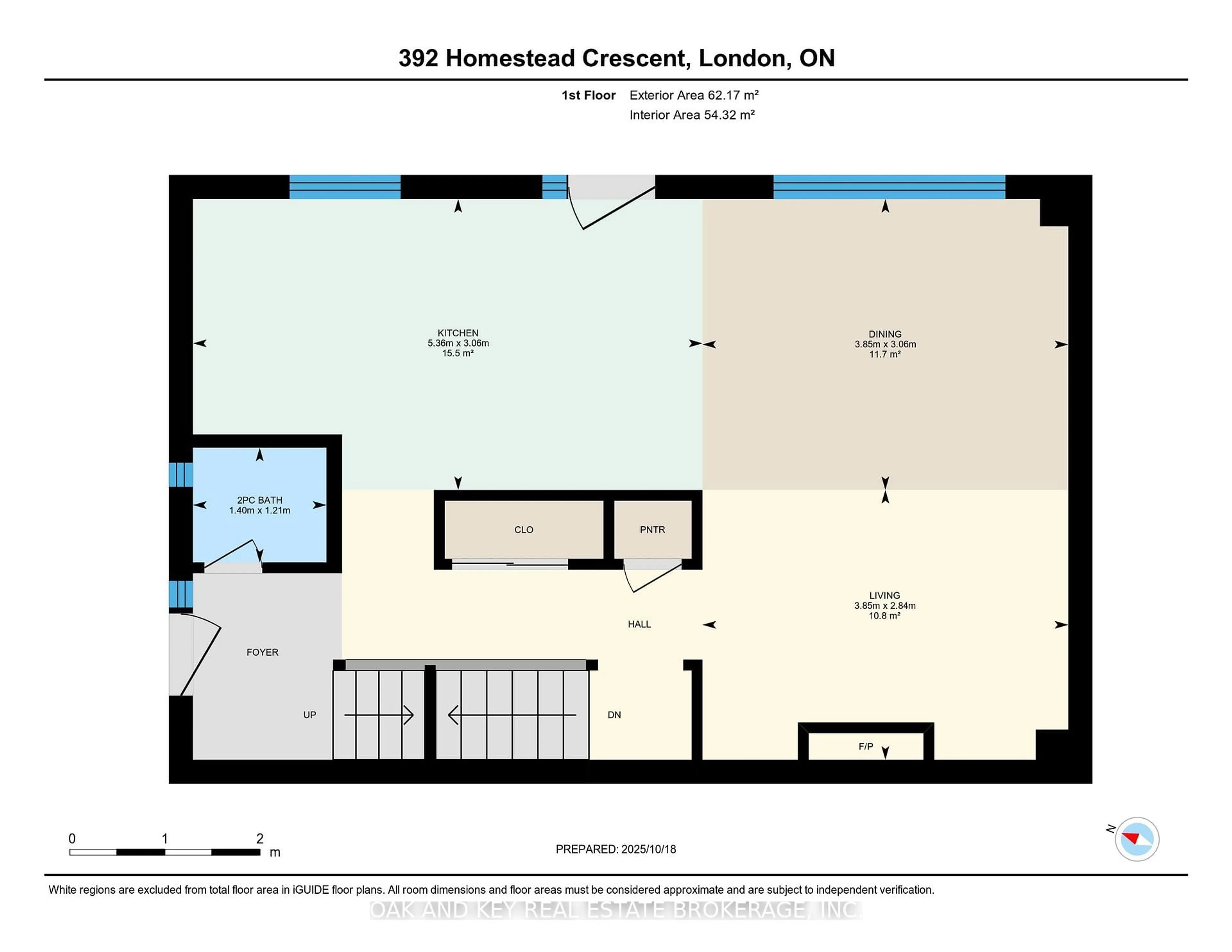 Floor plan for 392 Homestead Crt, London North Ontario N6G 2E9