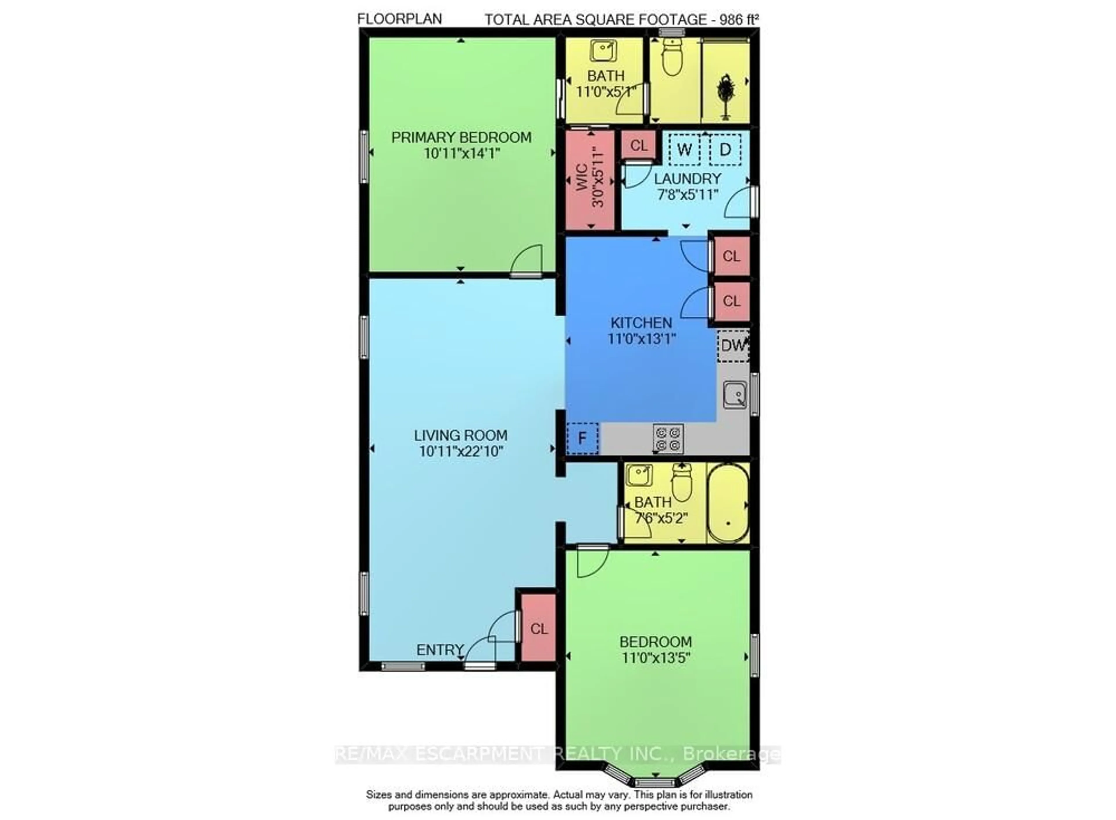 Floor plan for 3033 Townline Rd #273, Fort Erie Ontario L0S 1S1