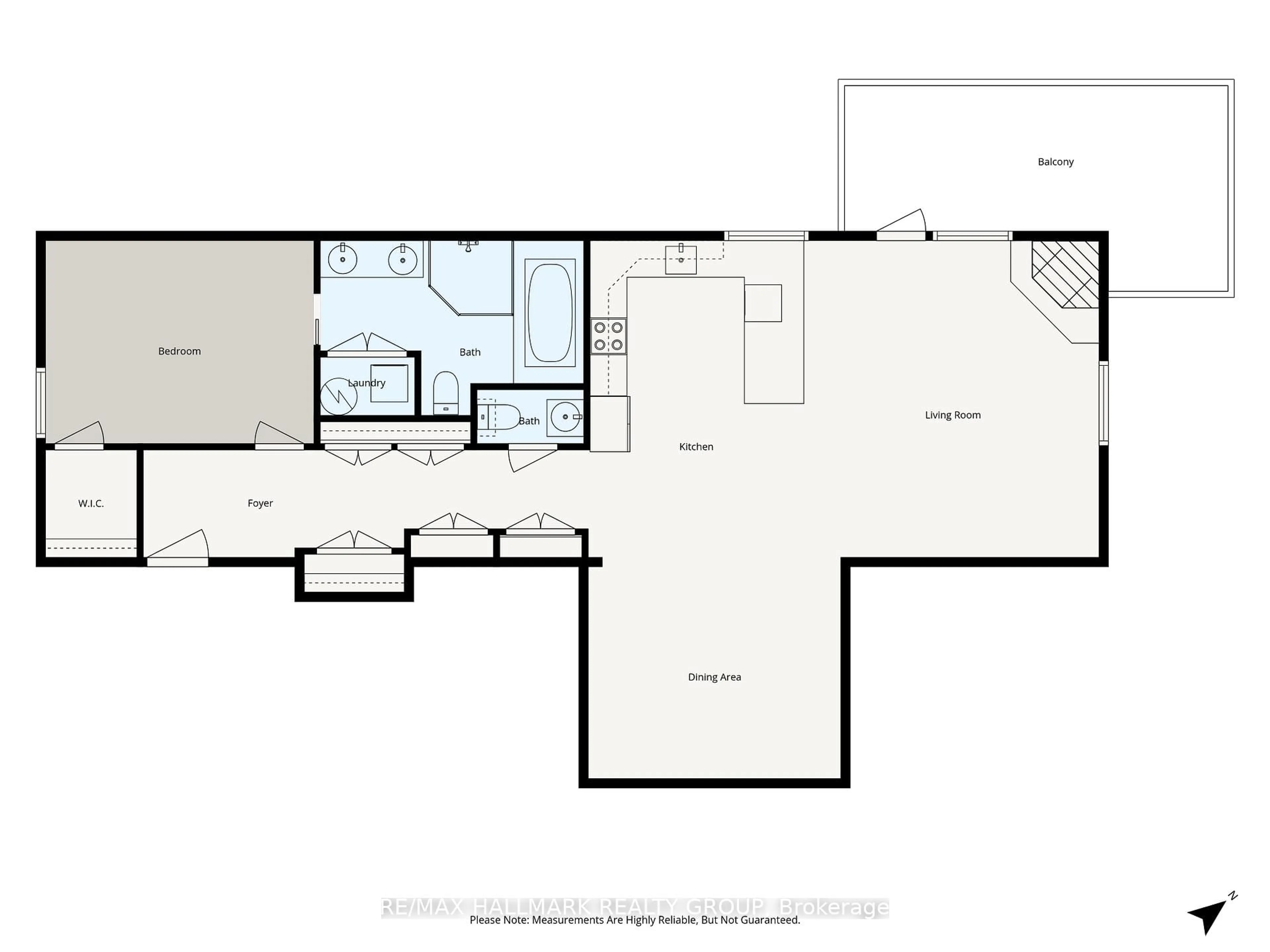 Floor plan for 83 Little Bridge St #114, Almonte Ontario K0A 1A0