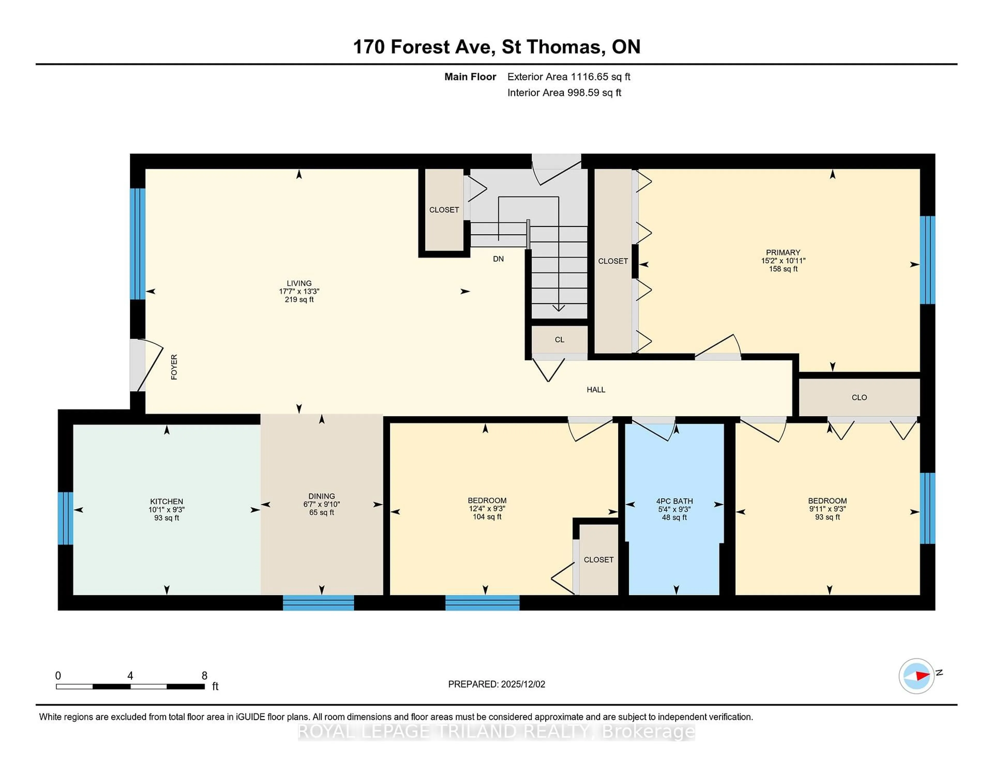 Floor plan for 170 Forest Ave, St. Thomas Ontario N5R 2K2