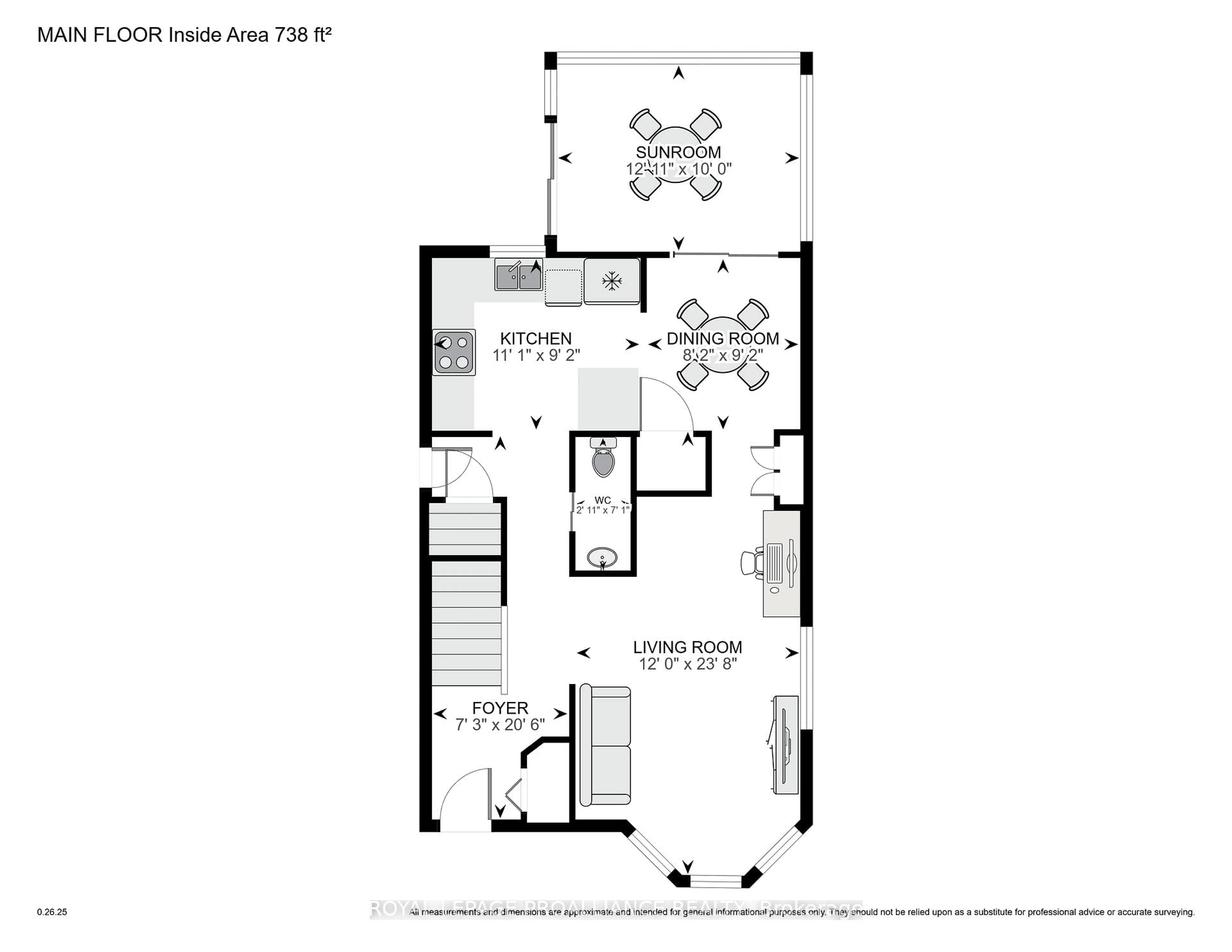 Floor plan for 72 Beecher St, Brockville Ontario K6V 5M3
