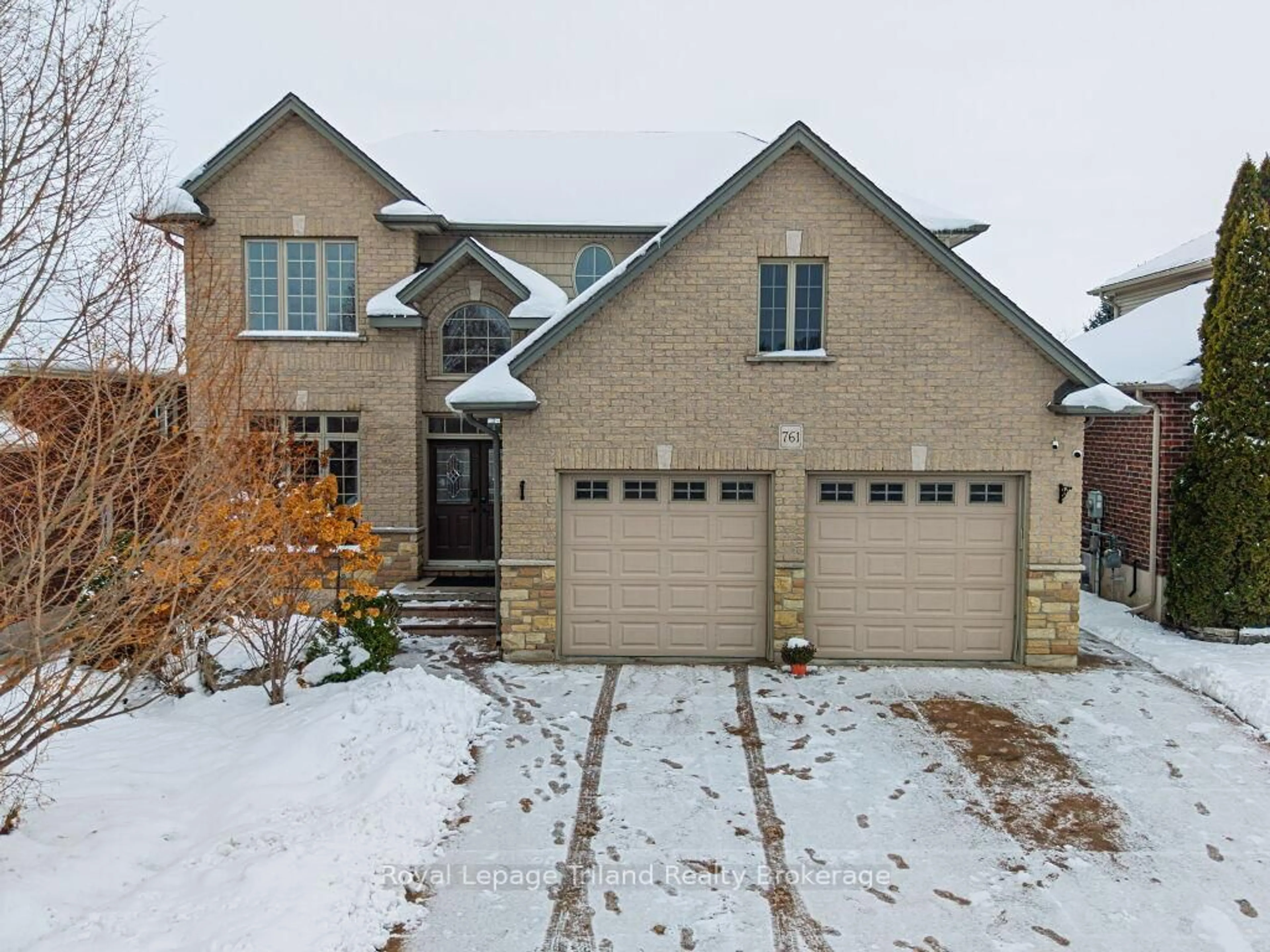 Home with brick exterior material, street for 761 Glenwood Rd, Woodstock Ontario N4T 0A6