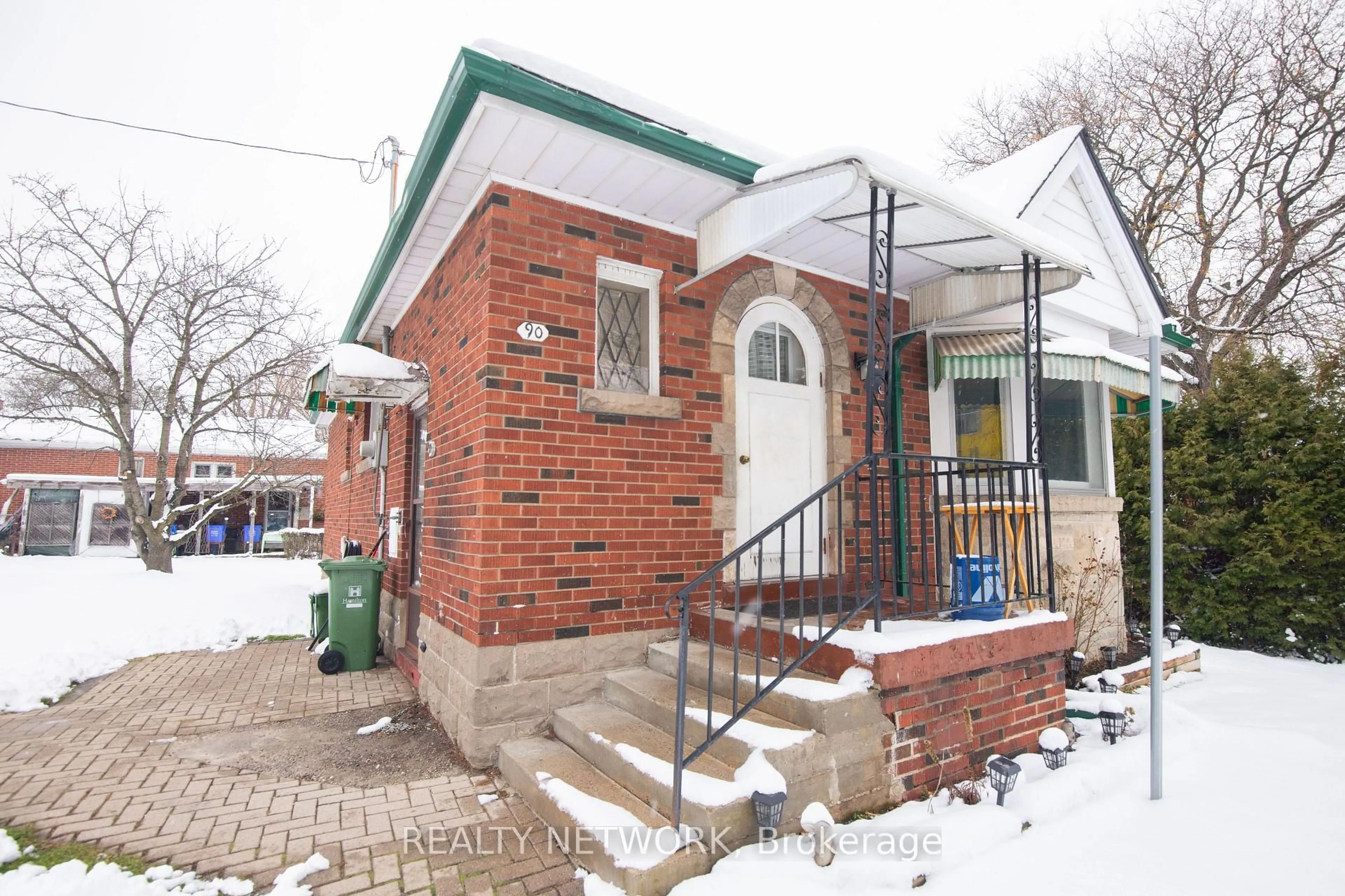Home with brick exterior material, street for 90 Osler Dr, Hamilton Ontario L9H 4B5