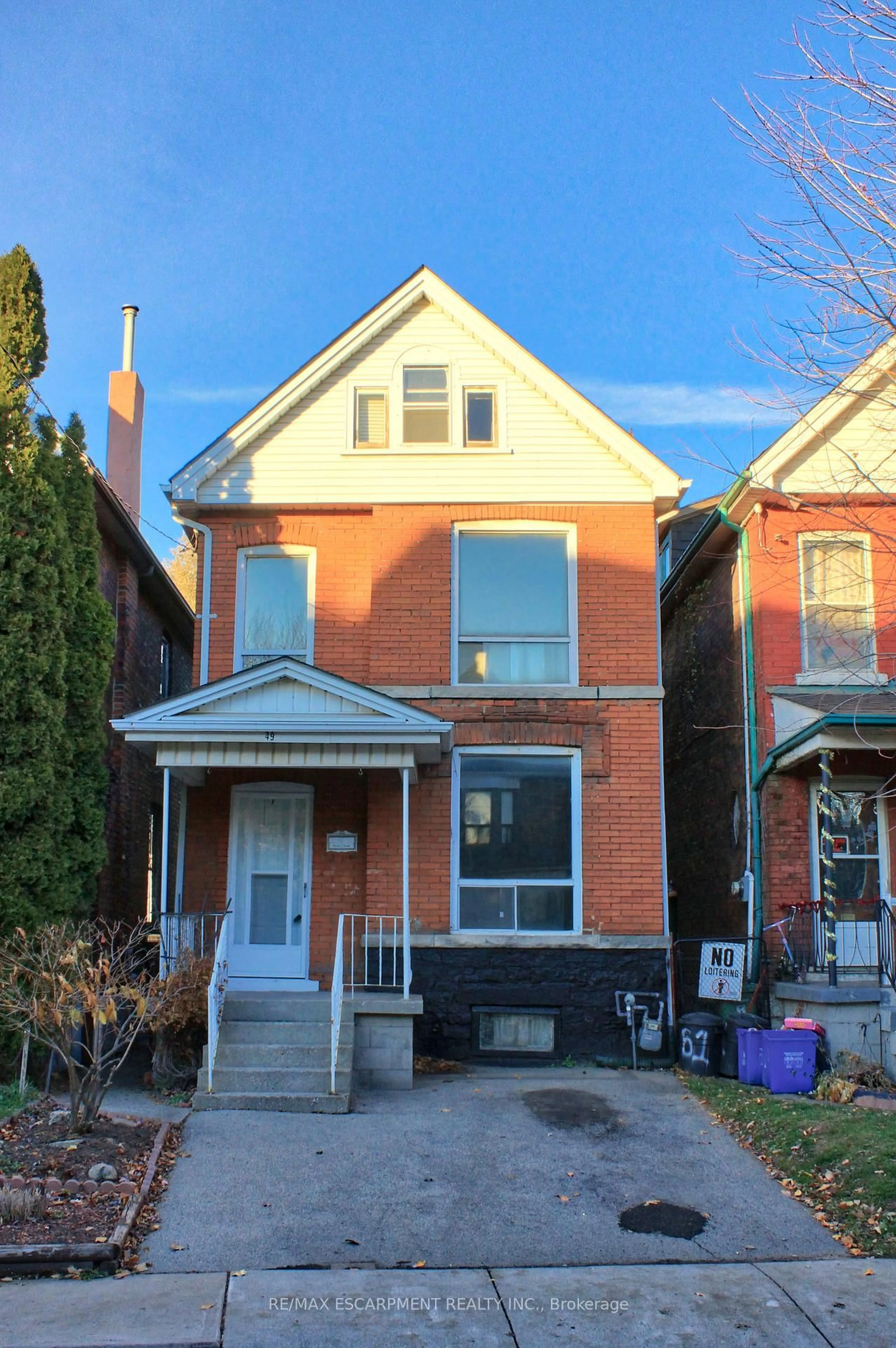 Home with brick exterior material, street for 49 Nightingale St, Hamilton Ontario L8L 1R7