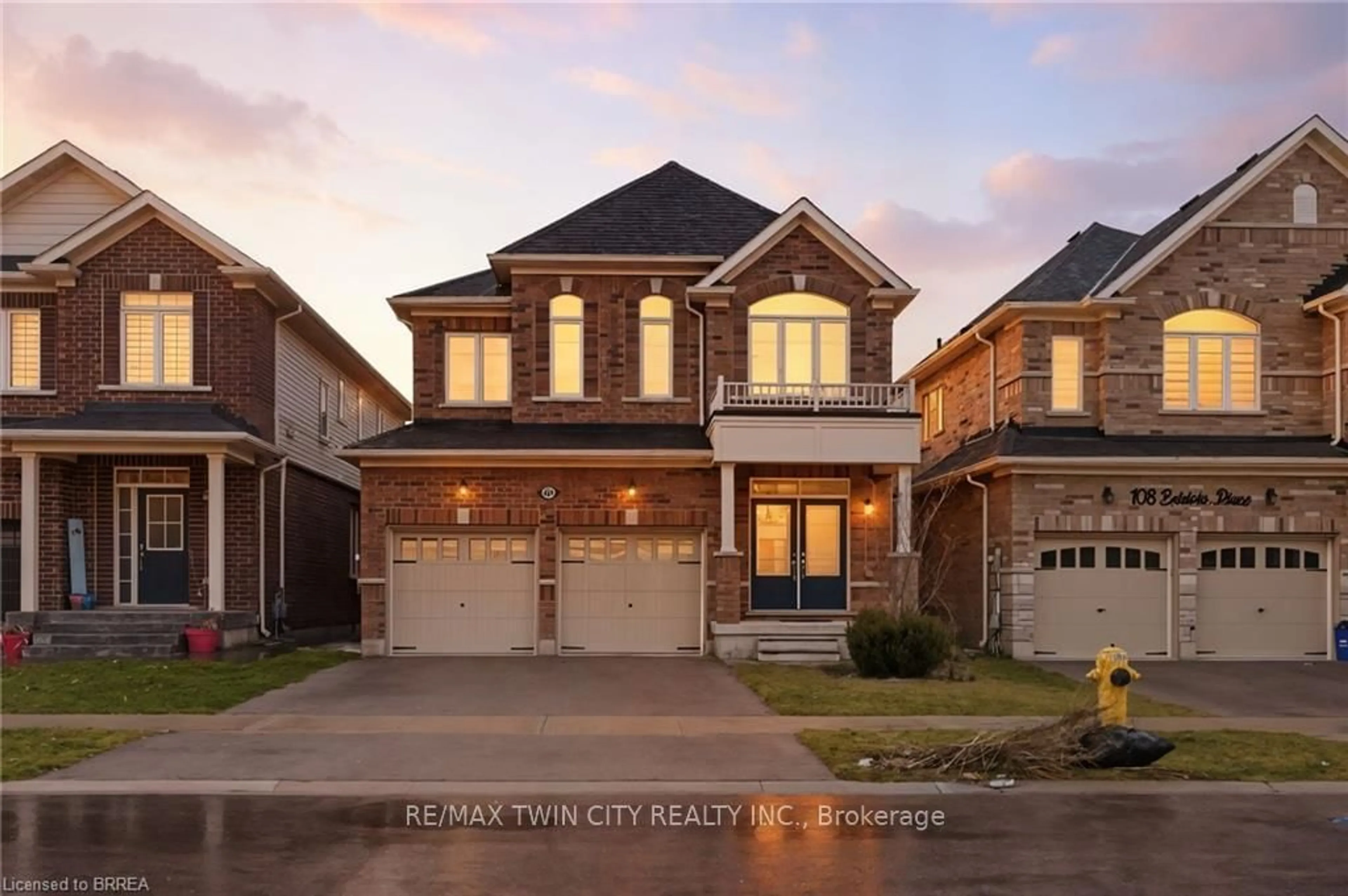 Home with brick exterior material, street for 106 Barlow Pl, Brant Ontario N3L 0G8