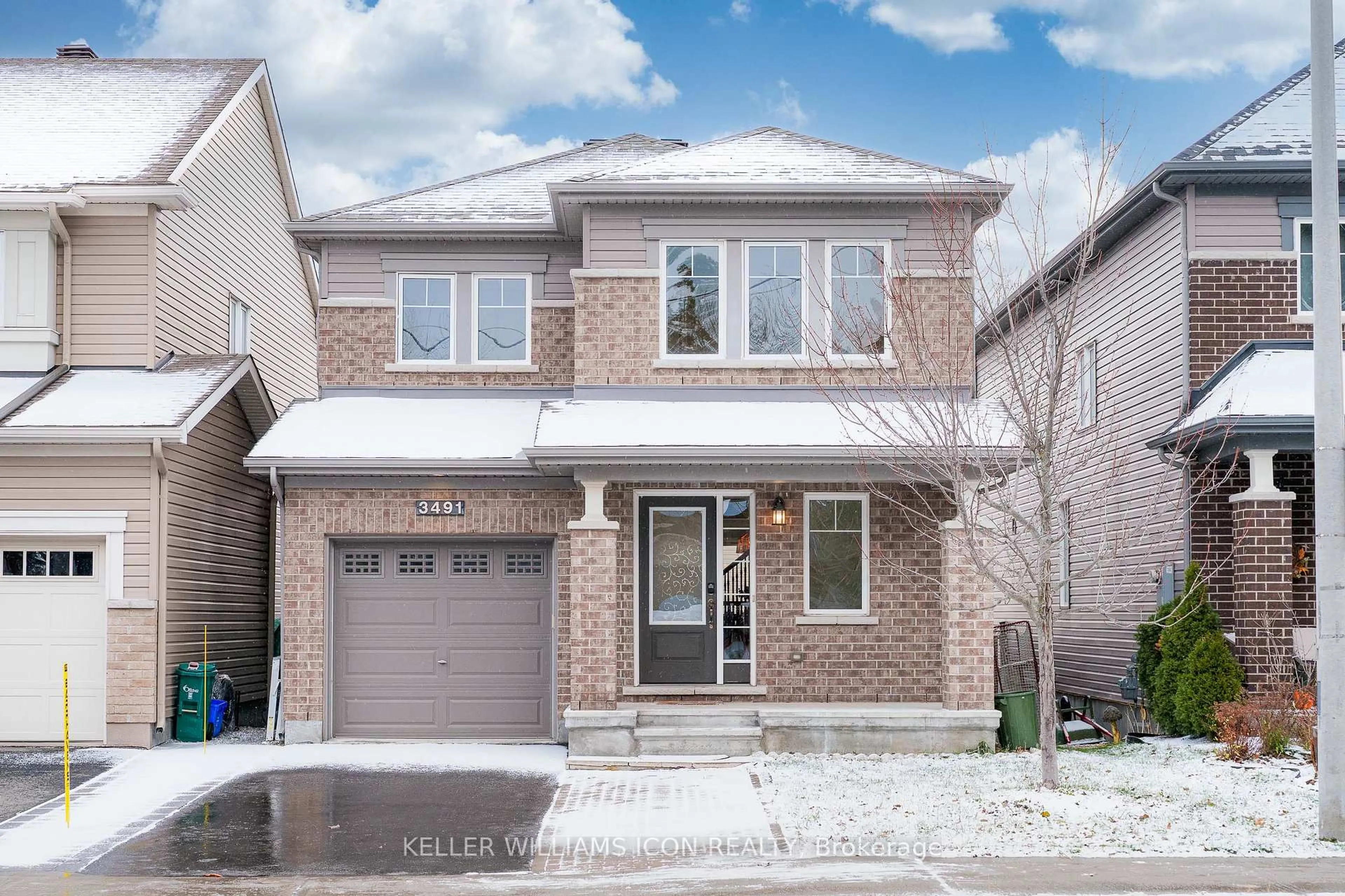 Home with brick exterior material, street for 3491 Woodroffe Ave, Ottawa Ontario K2G 7A6
