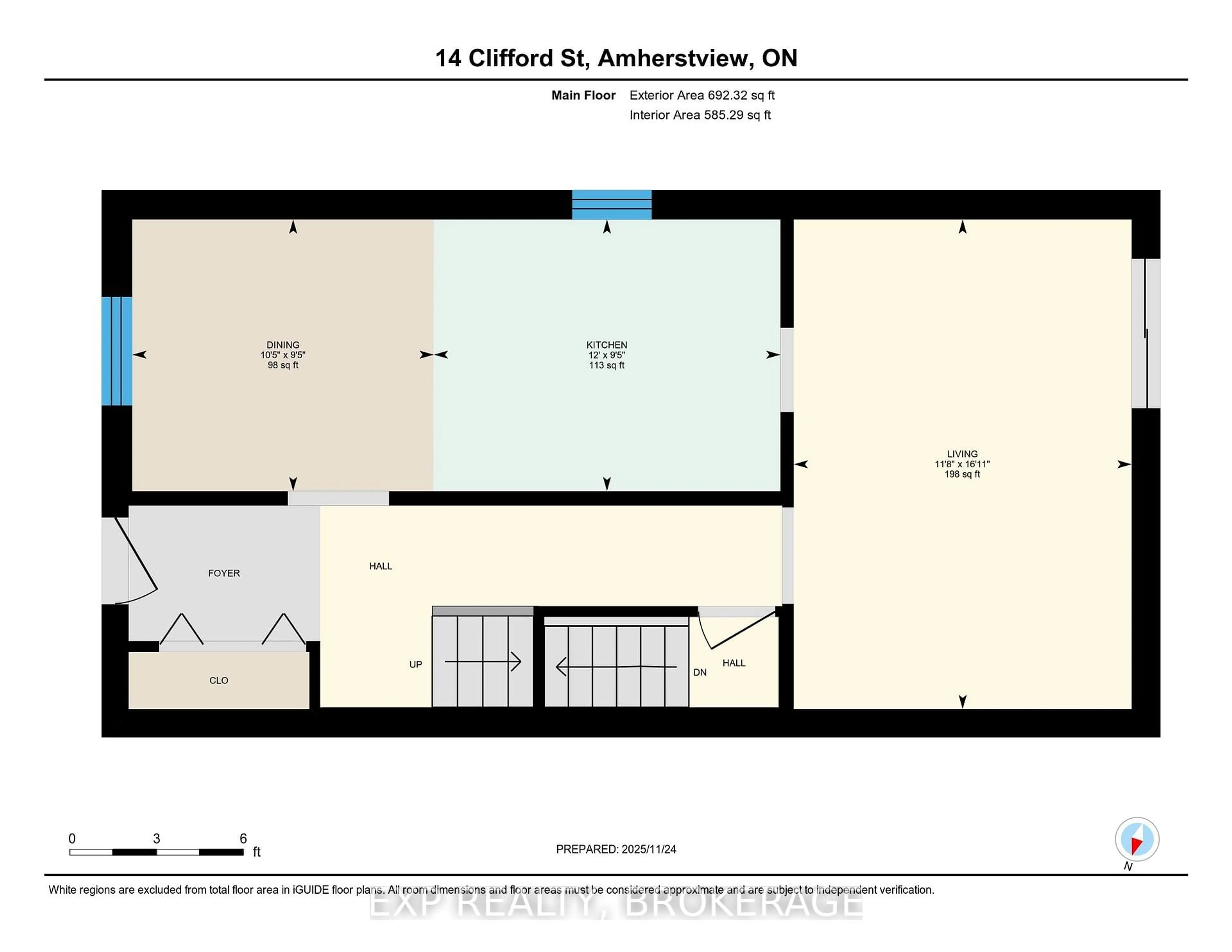 Floor plan for 14 CLIFFORD St, Loyalist Ontario K7N 1Y6