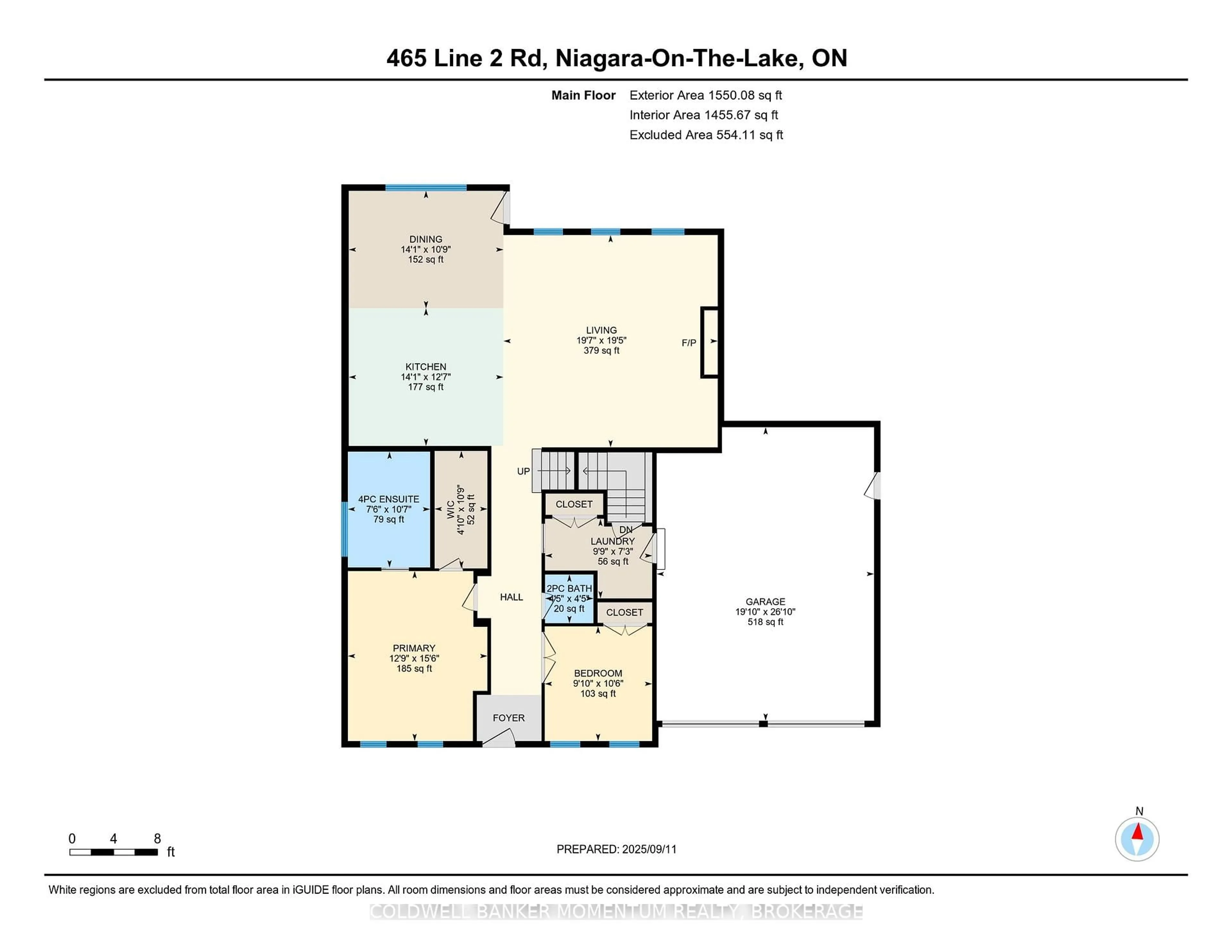 Floor plan for 465 LINE 2 Rd, Niagara-on-the-Lake Ontario L0S 1J0