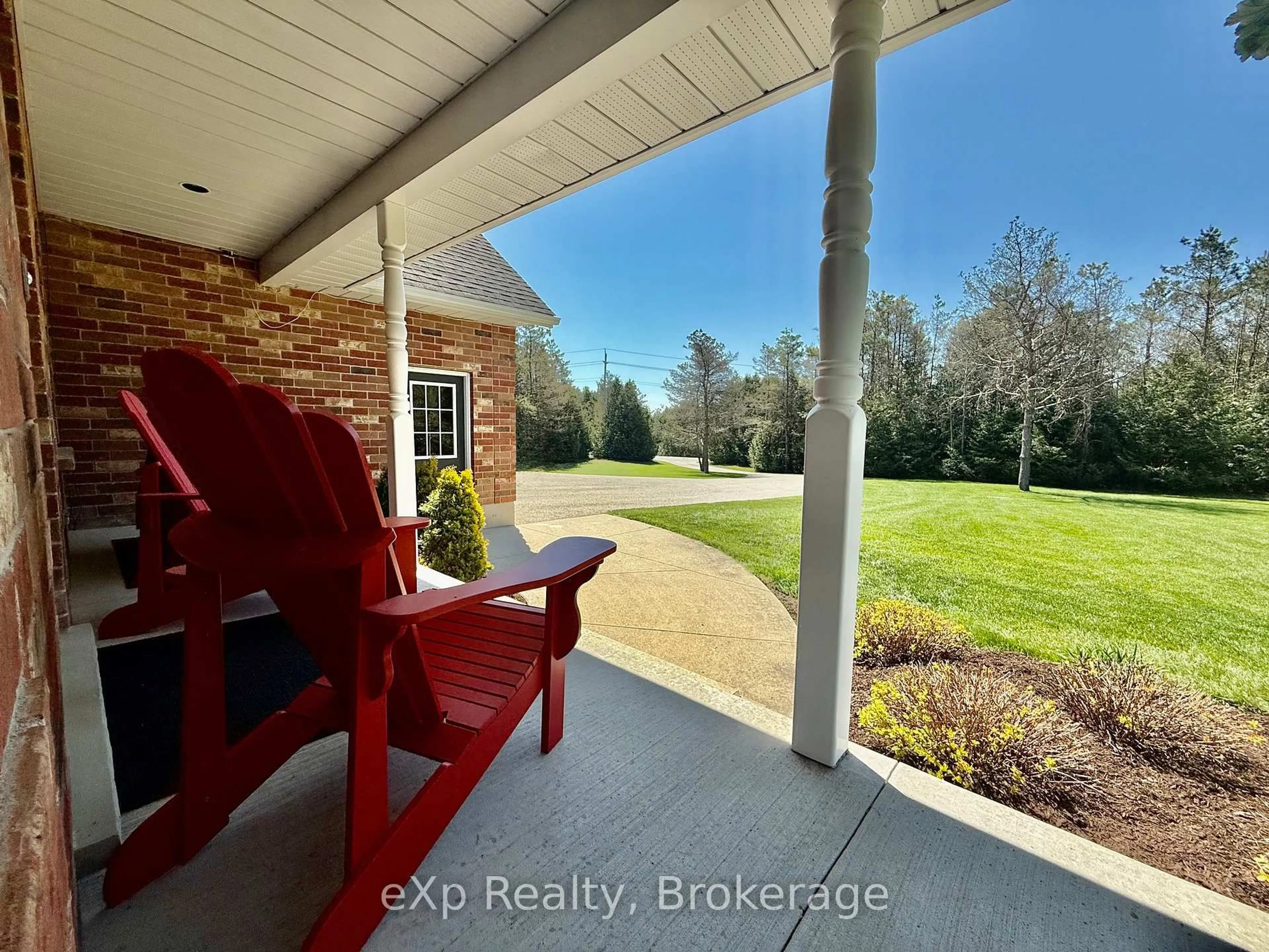 A pic from outside/outdoor area/front of a property/back of a property/a pic from drone, water/lake/river/ocean view for 323237 Durham Rd, West Grey Ontario N0G 1R0