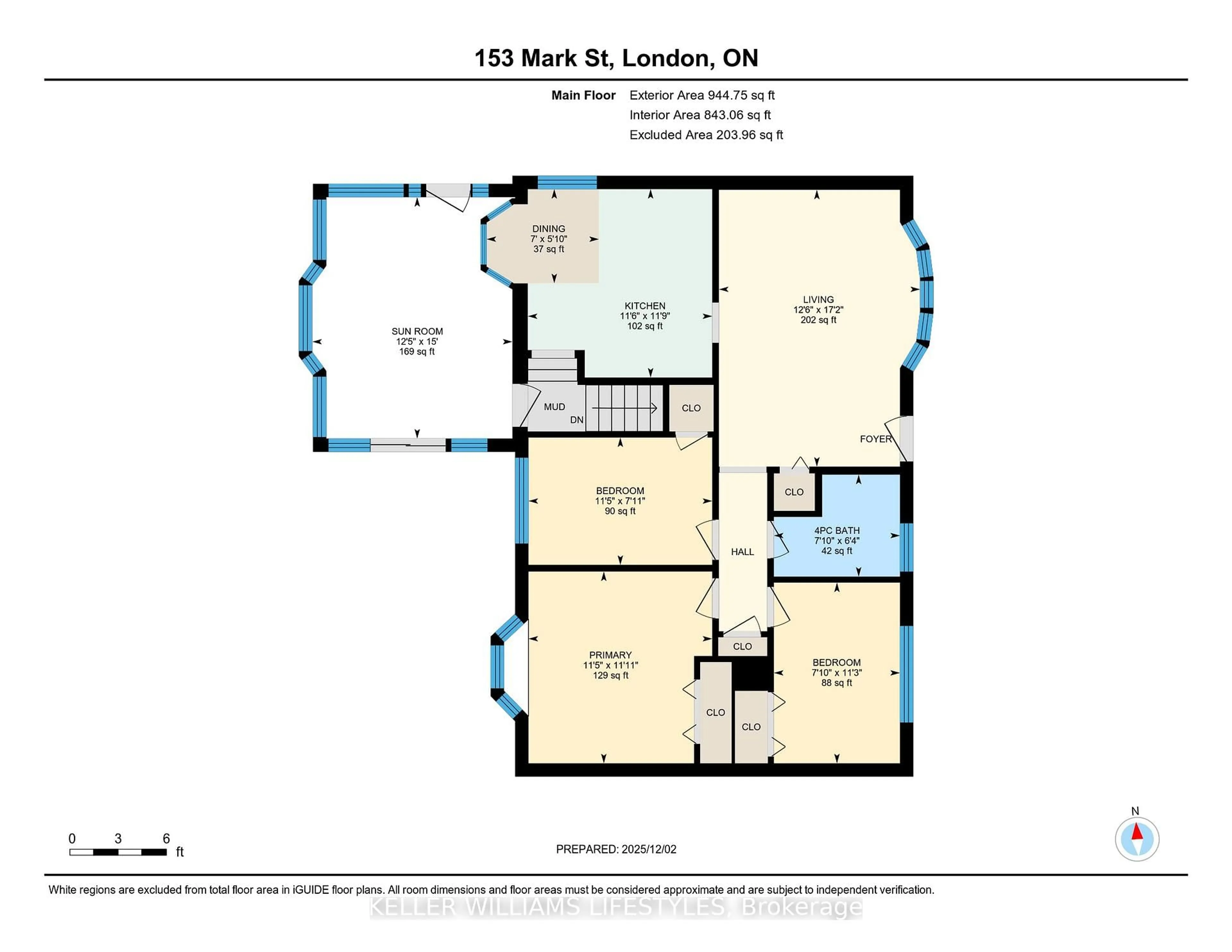 Floor plan for 153 Mark St, London East Ontario N5V 2G8