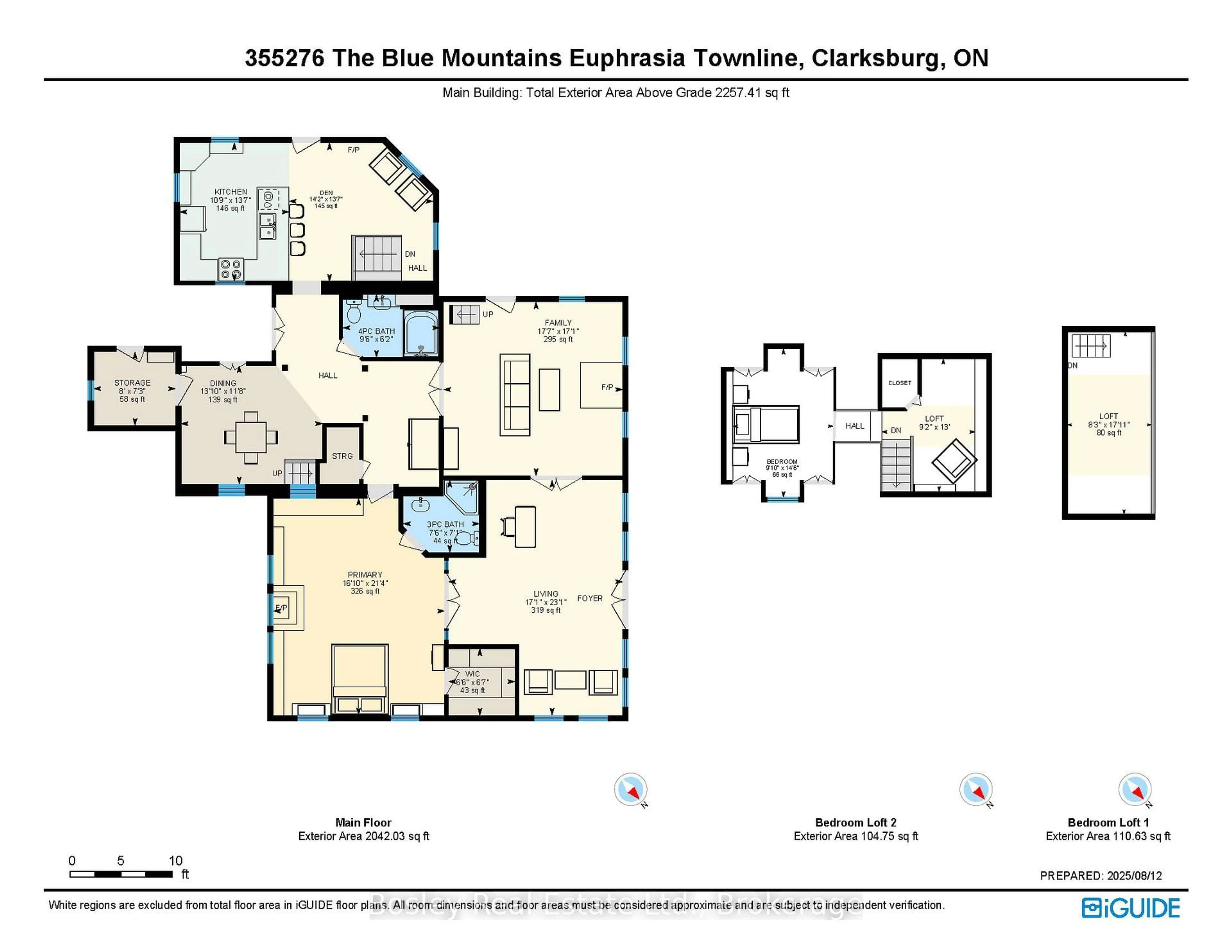 Floor plan for 355276 The Blue Mountains Euphrasia Townline, Blue Mountains Ontario N0H 1J0