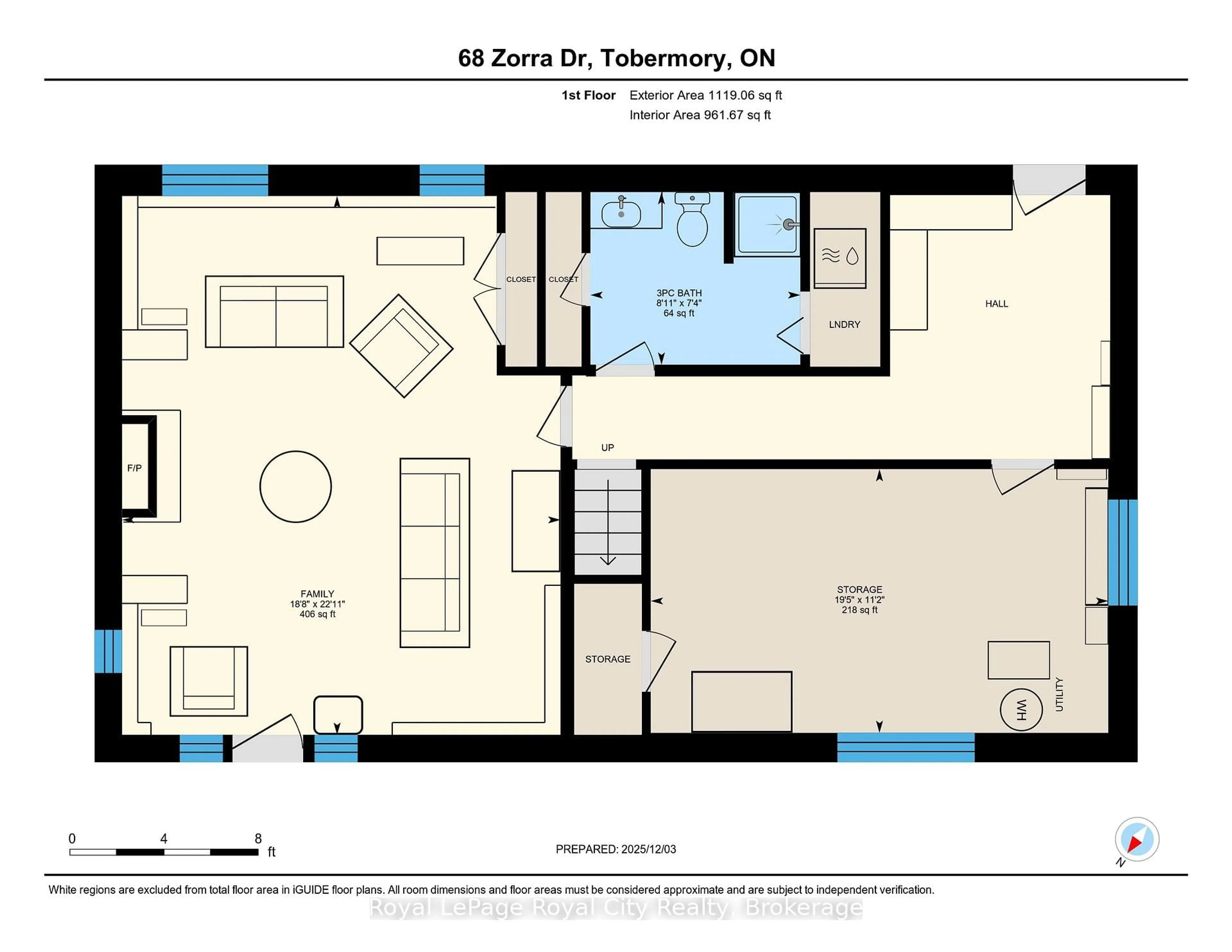 Floor plan for 68 Zorra Dr, Northern Bruce Peninsula Ontario N0H 2R0