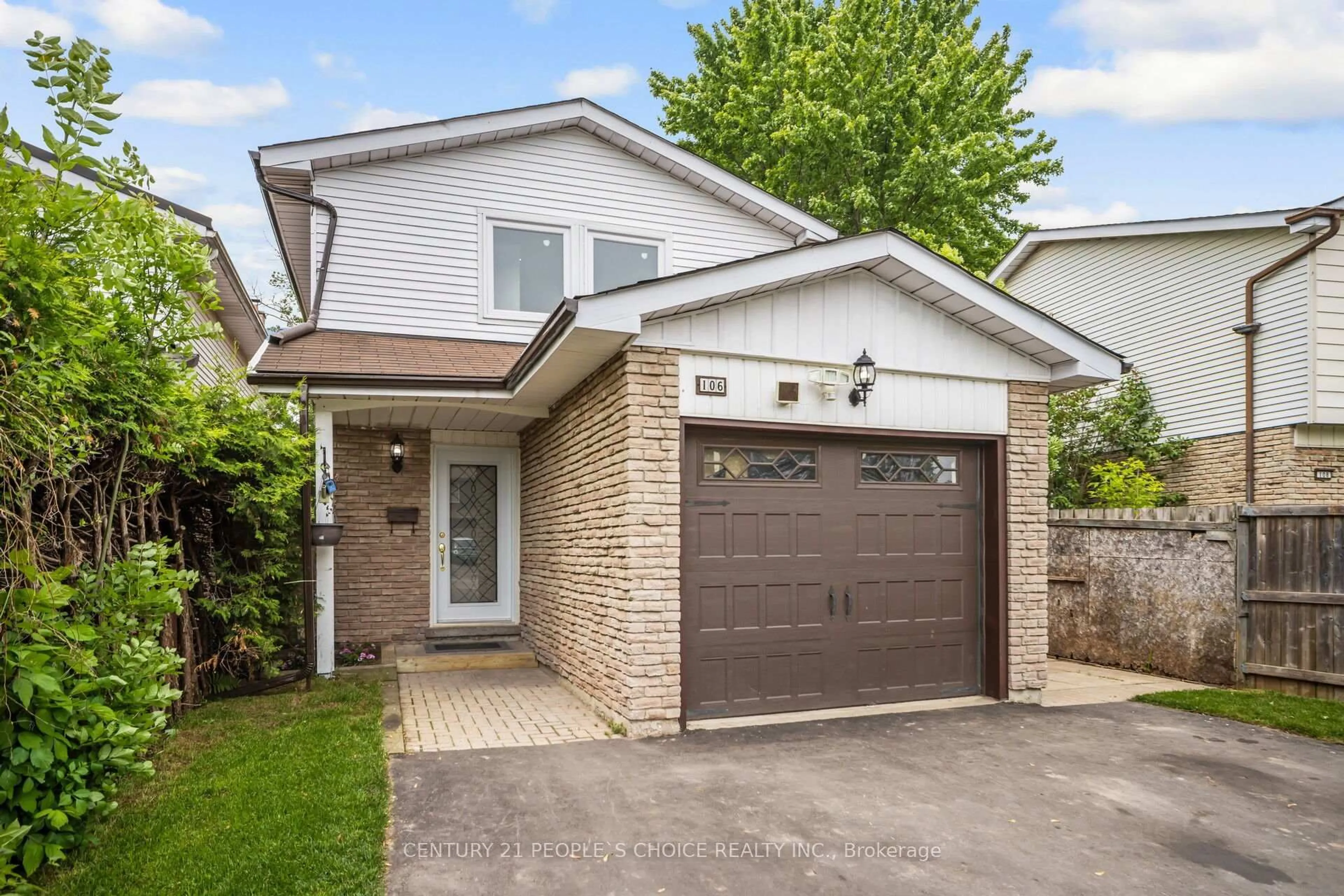 Home with brick exterior material, street for 106 QUEENSDALE Cres, Guelph Ontario N1H 6W3