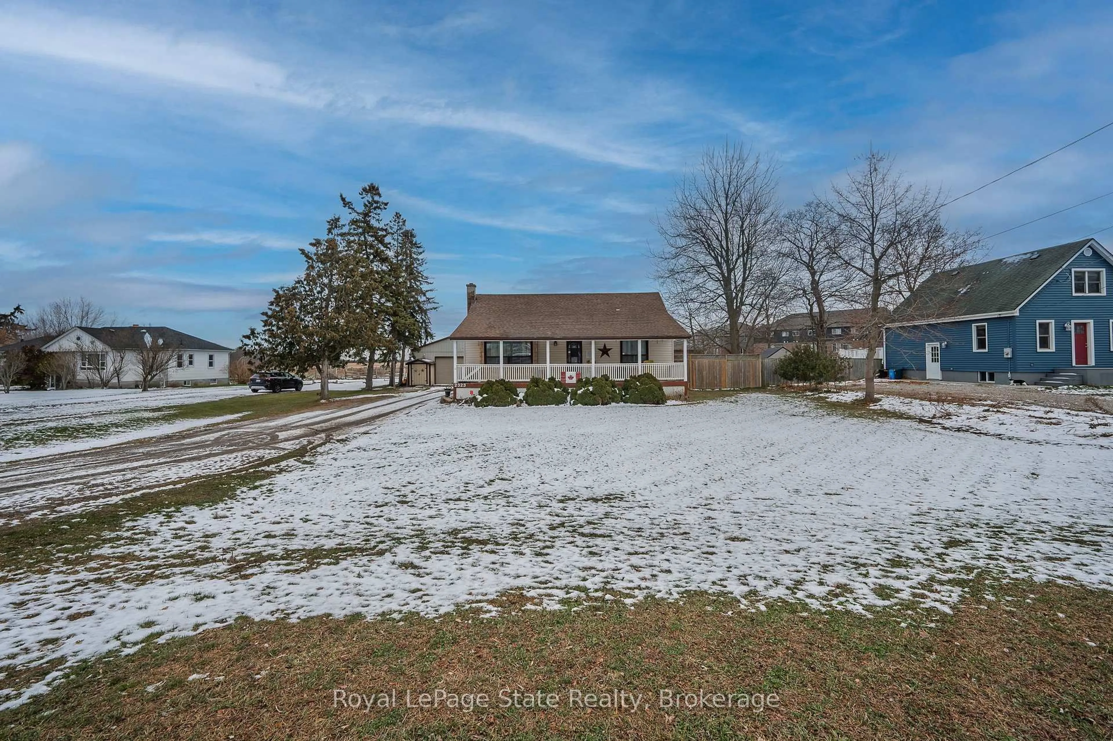 A pic from outside/outdoor area/front of a property/back of a property/a pic from drone, unknown for 2323 56 Highway, Hamilton Ontario L0R 1C0