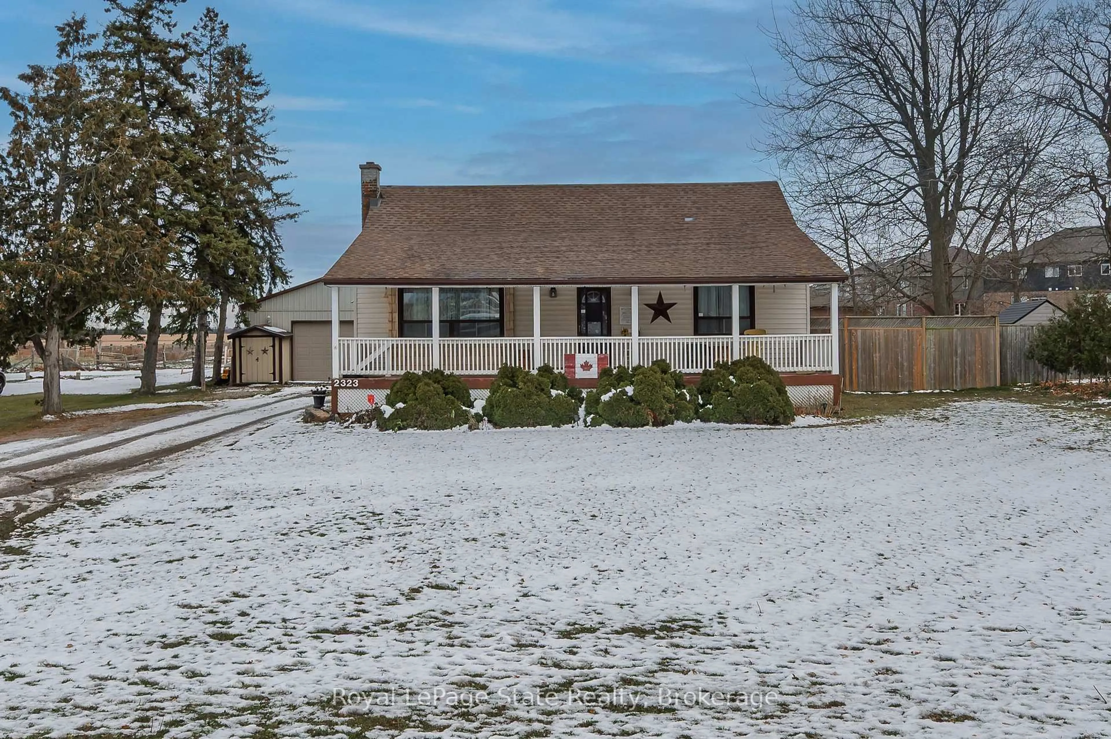 A pic from outside/outdoor area/front of a property/back of a property/a pic from drone, unknown for 2323 56 Highway, Hamilton Ontario L0R 1C0