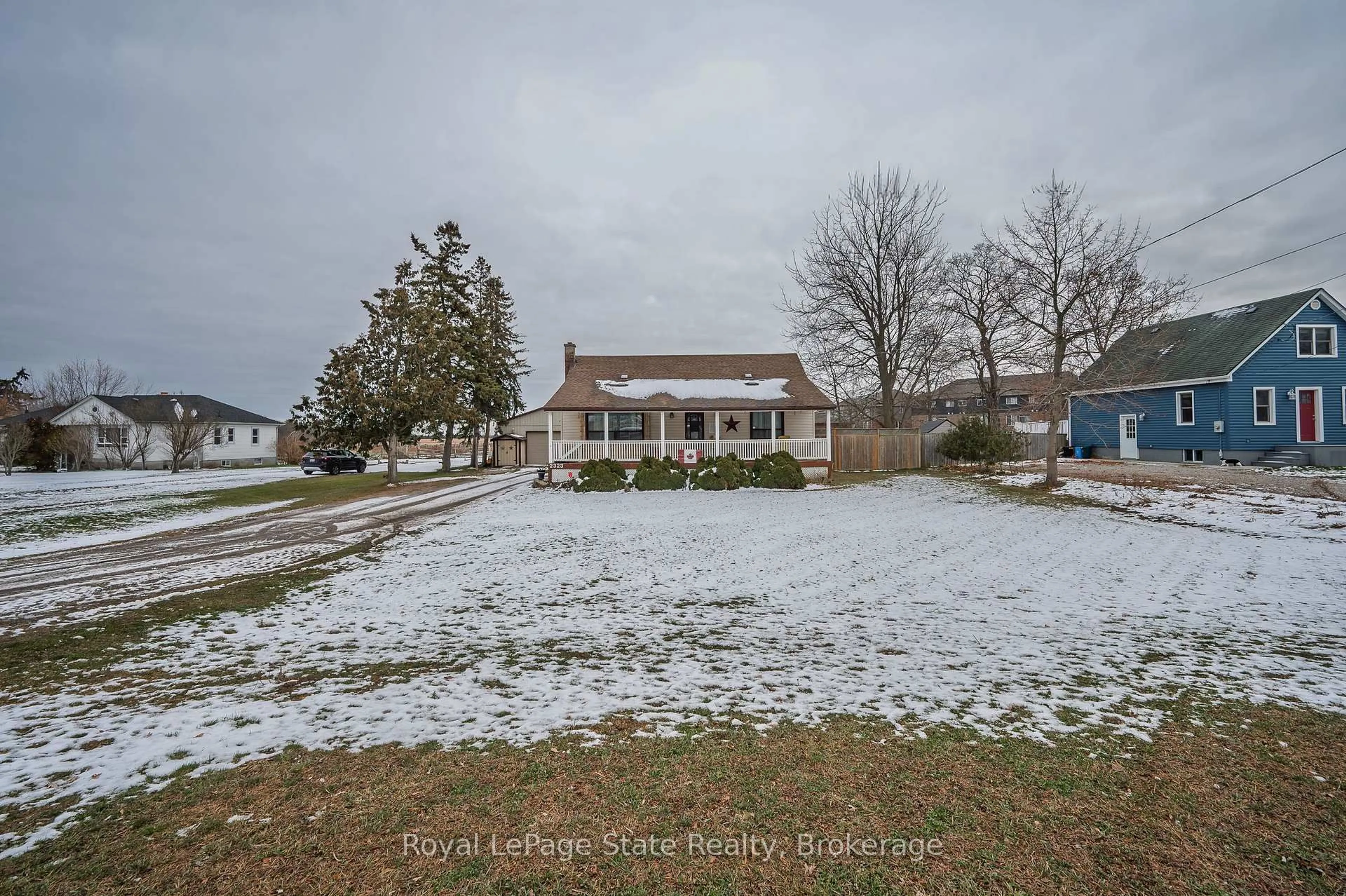 A pic from outside/outdoor area/front of a property/back of a property/a pic from drone, street for 2323 56 Highway, Hamilton Ontario L0R 1C0
