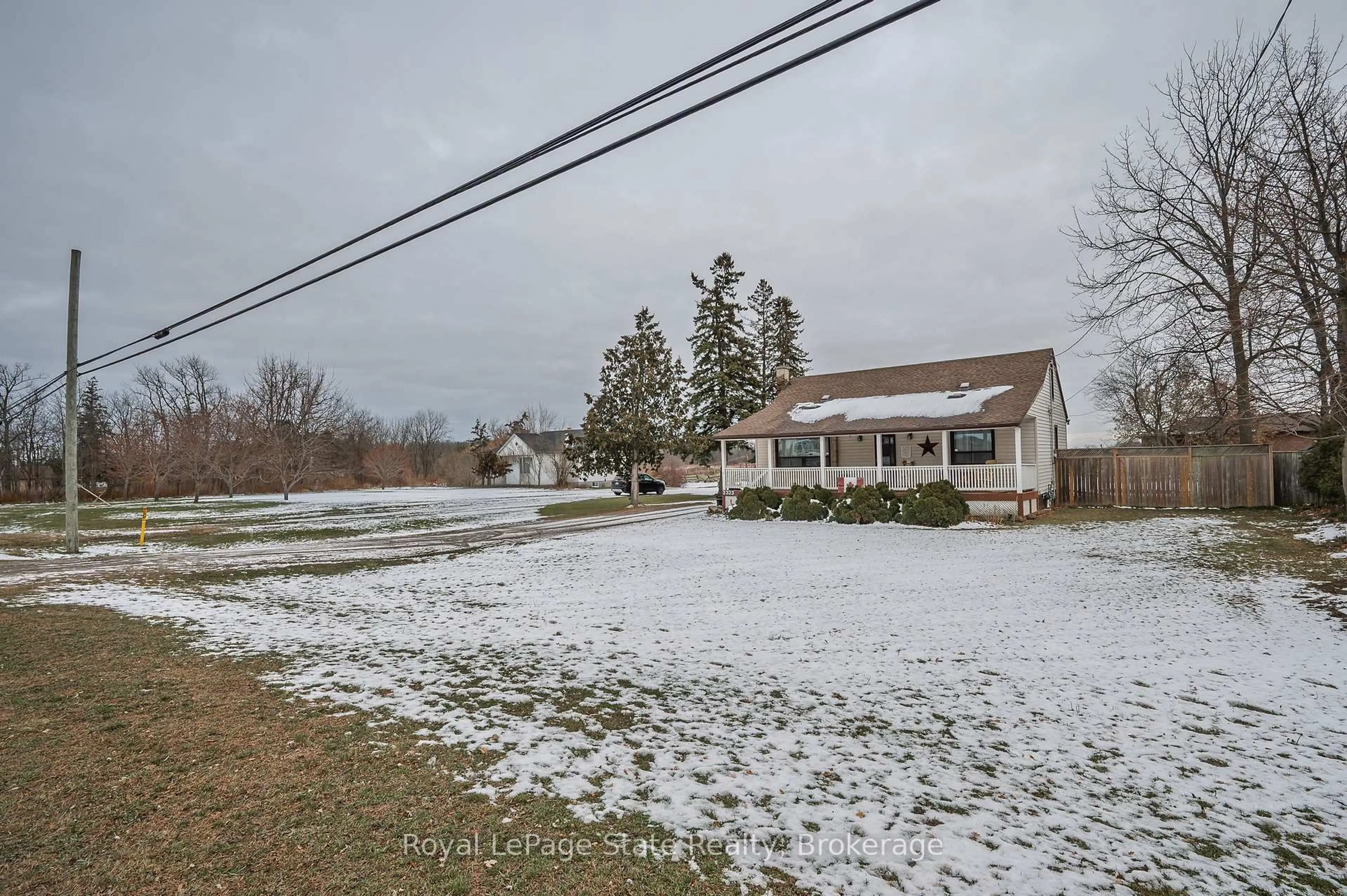 A pic from outside/outdoor area/front of a property/back of a property/a pic from drone, street for 2323 56 Highway, Hamilton Ontario L0R 1C0
