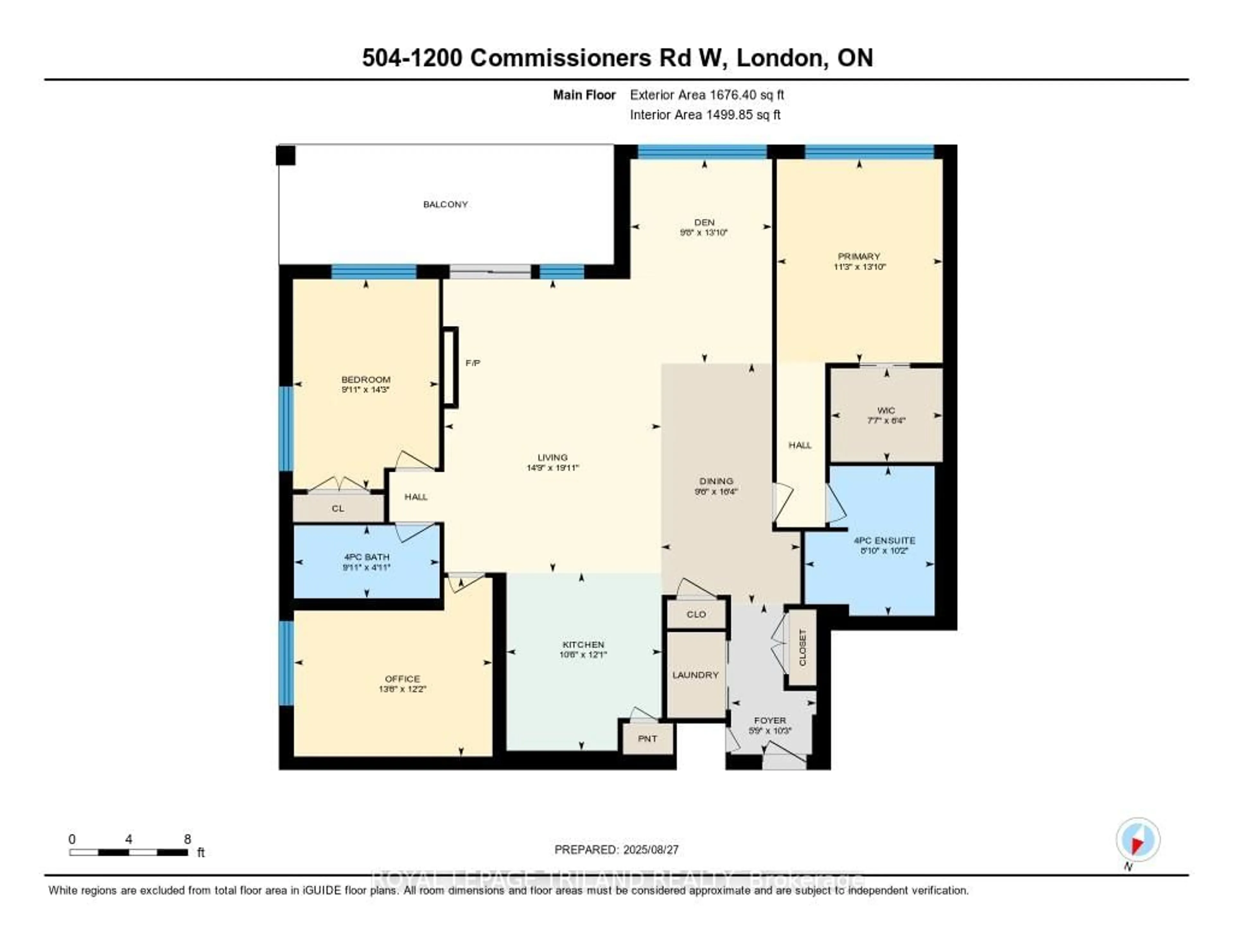 Floor plan for 1200 Commissioners Rd #504, London South Ontario N6K 0J7