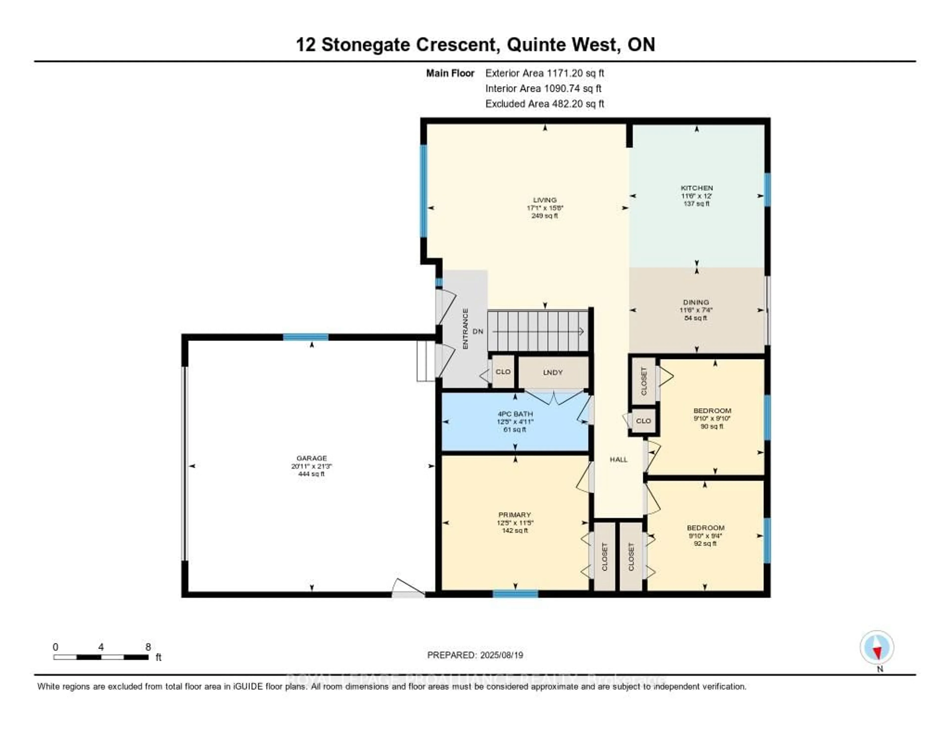 Floor plan for 12 Stonegate Cres, Hastings Ontario K0K 2C0