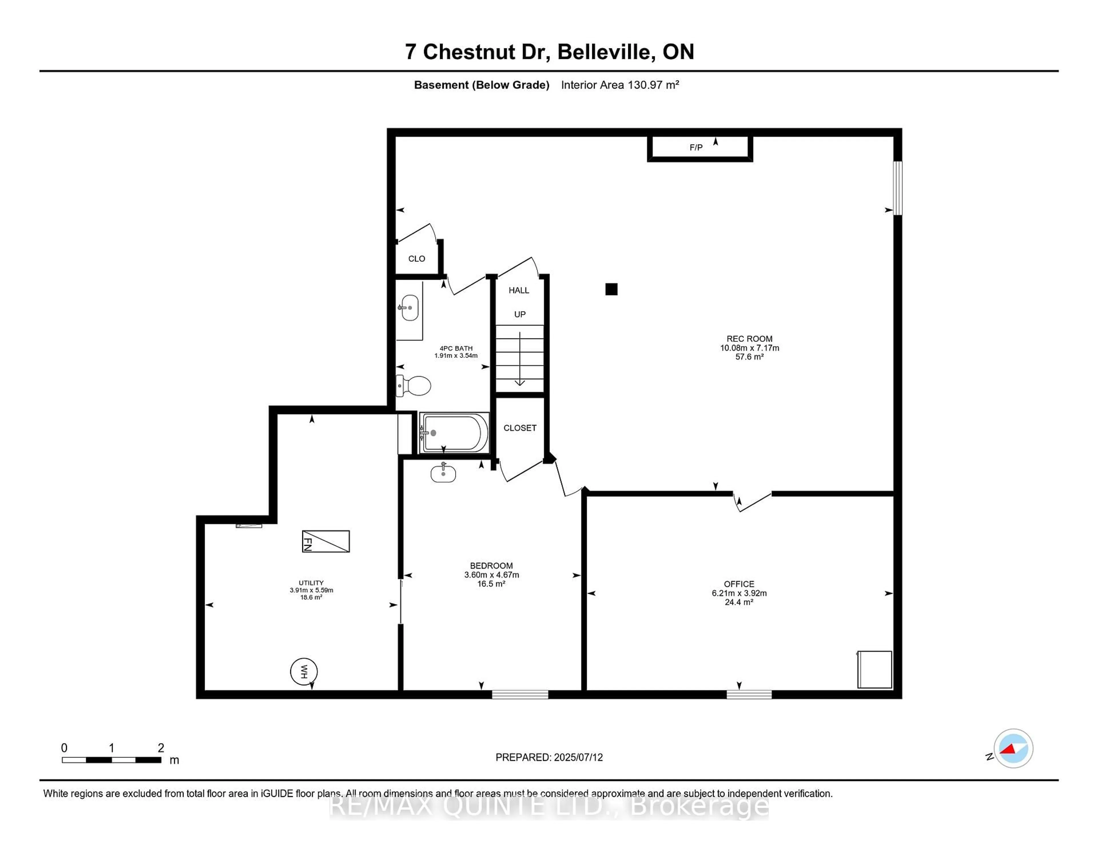 Floor plan for 7 Chestnut Dr, Belleville Ontario K8N 0M9