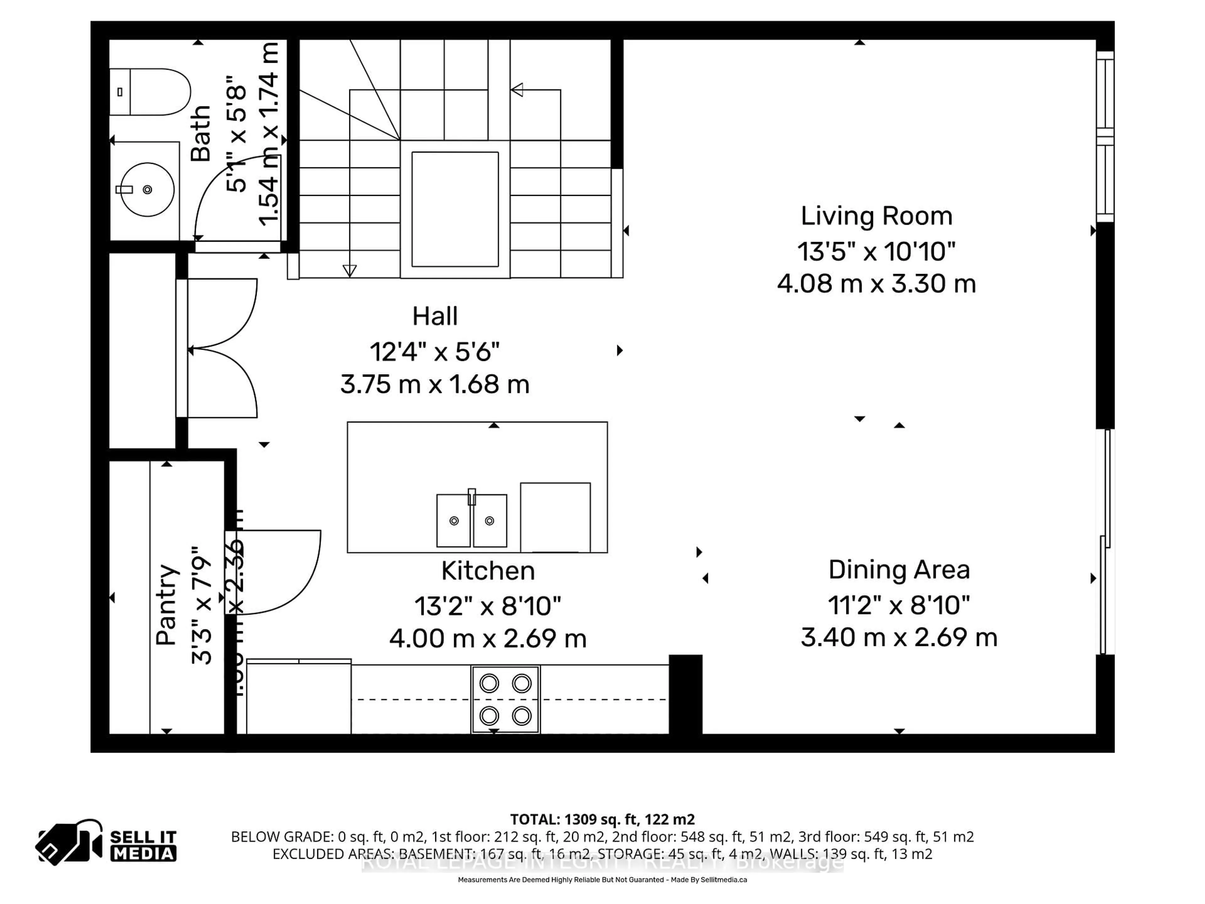 Floor plan for 125 Chaperal Private, Ottawa Ontario K4A 0Y2