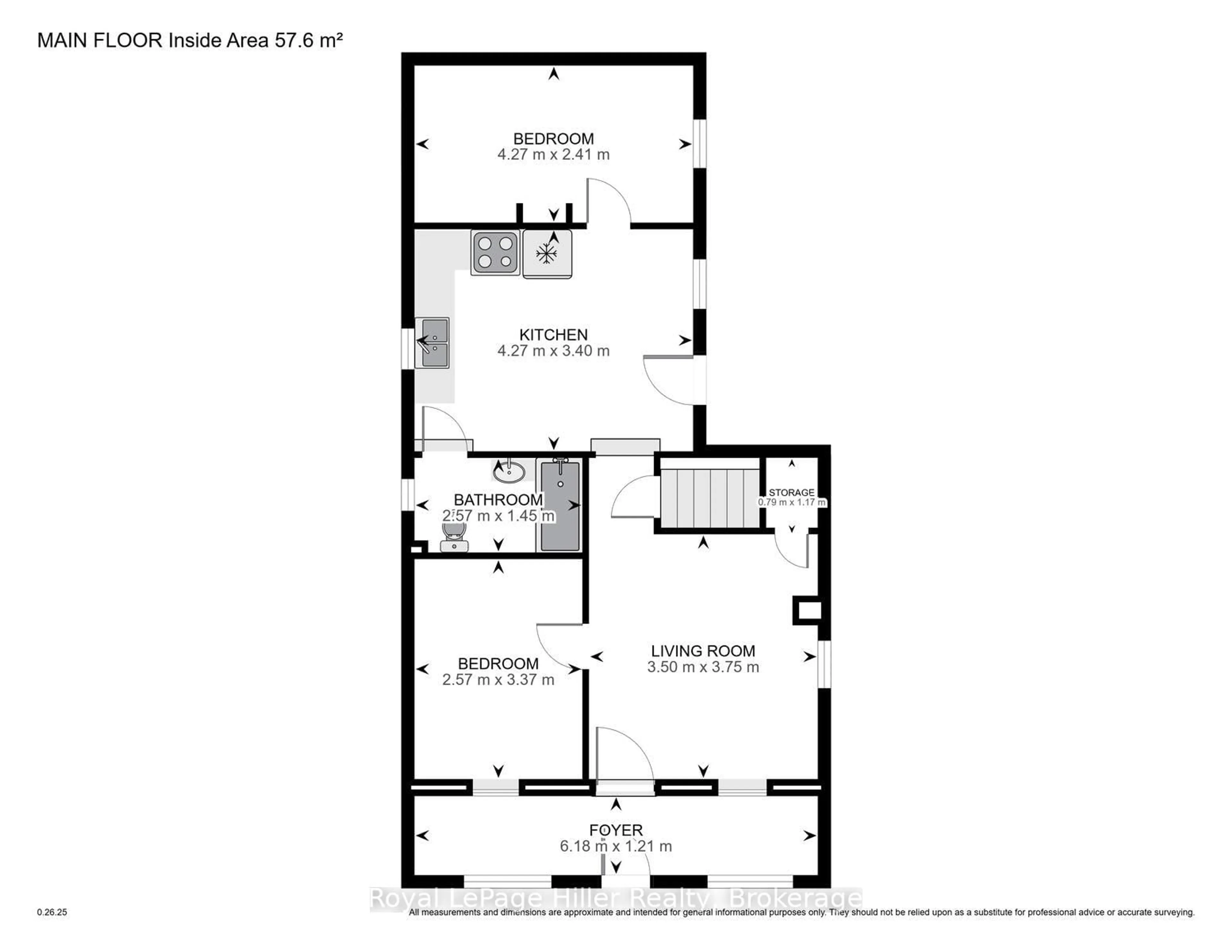 Floor plan for 529 Albert St, Stratford Ontario N5A 3L6