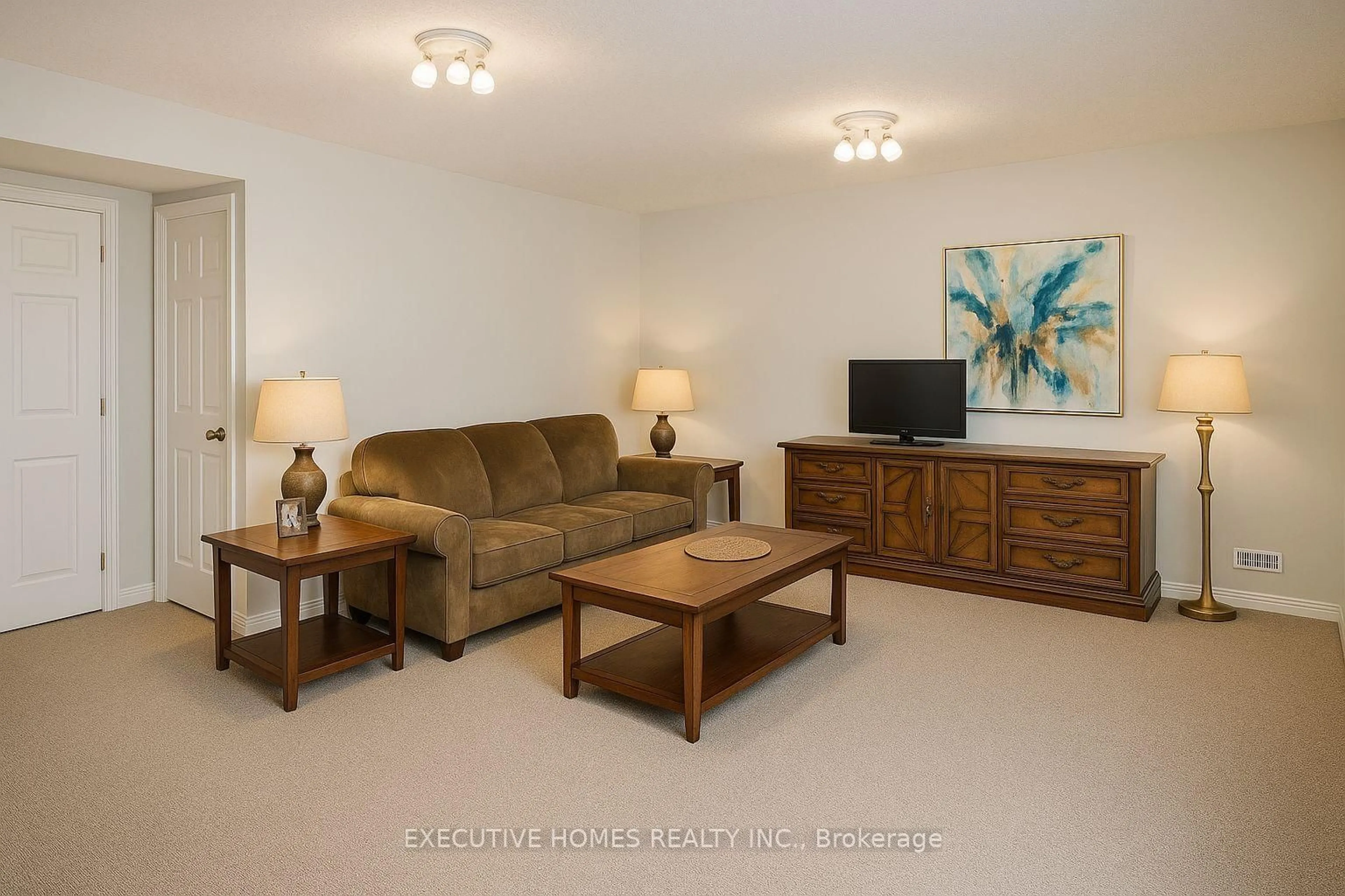 Living room with furniture, unknown for 2635 Bateman Tr #129, London South Ontario N6L 0B1