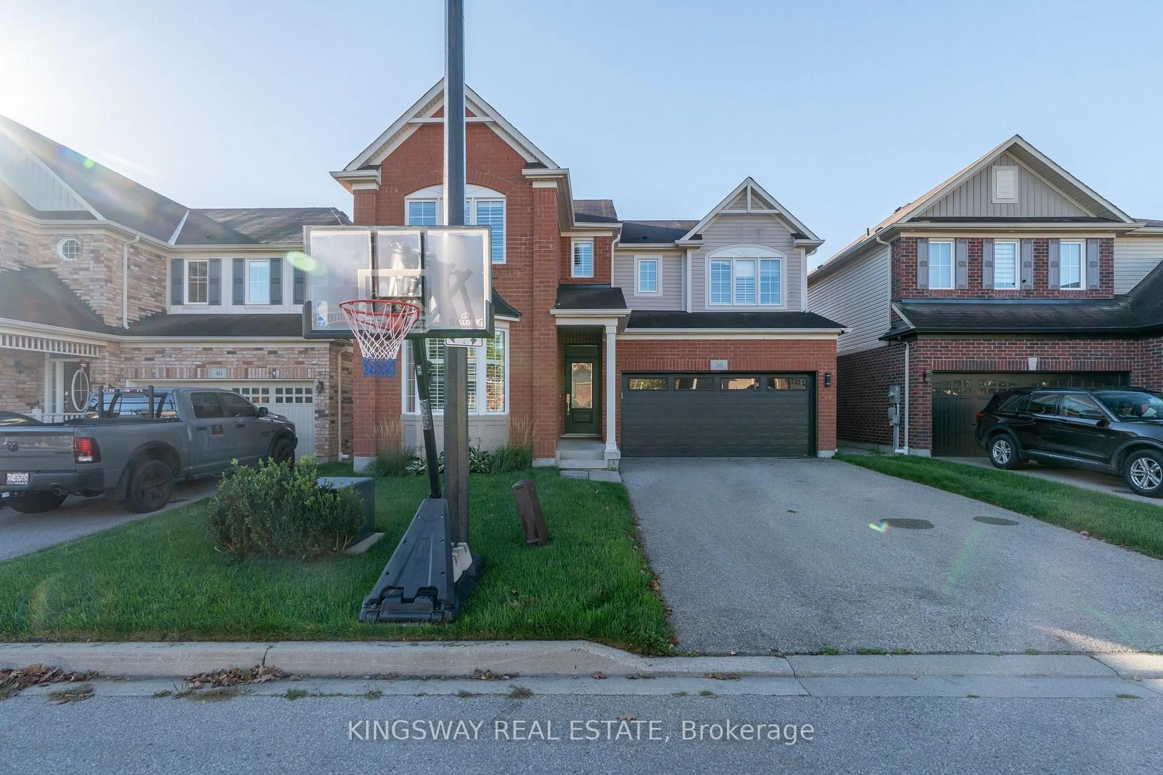 Home with brick exterior material, street for 36 BEATTIE Cres, Cambridge Ontario N3C 0C8