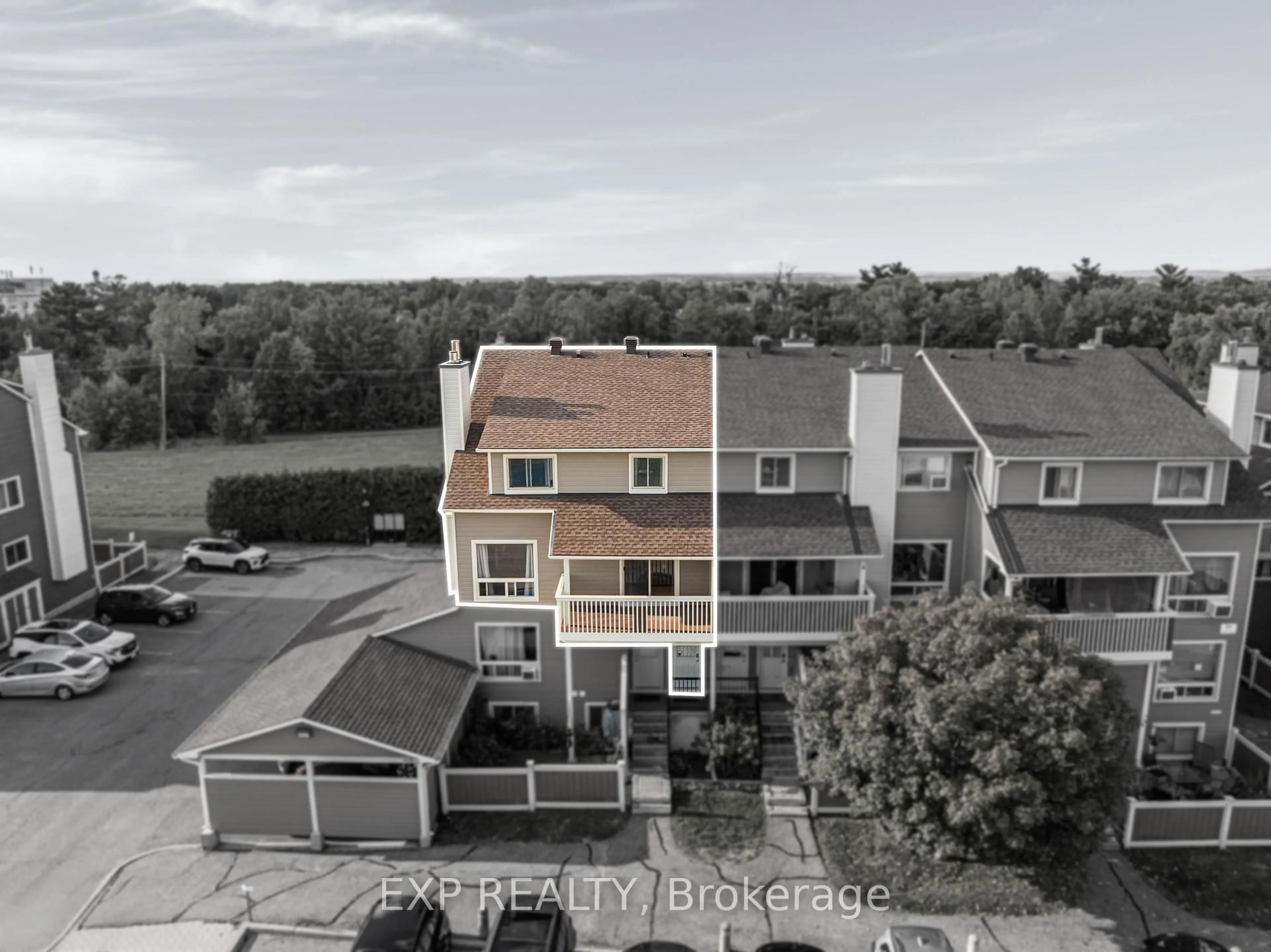 A pic from outside/outdoor area/front of a property/back of a property/a pic from drone, unknown for 754 St. Andre Dr #77B, Orleans Ontario K1C 4S4