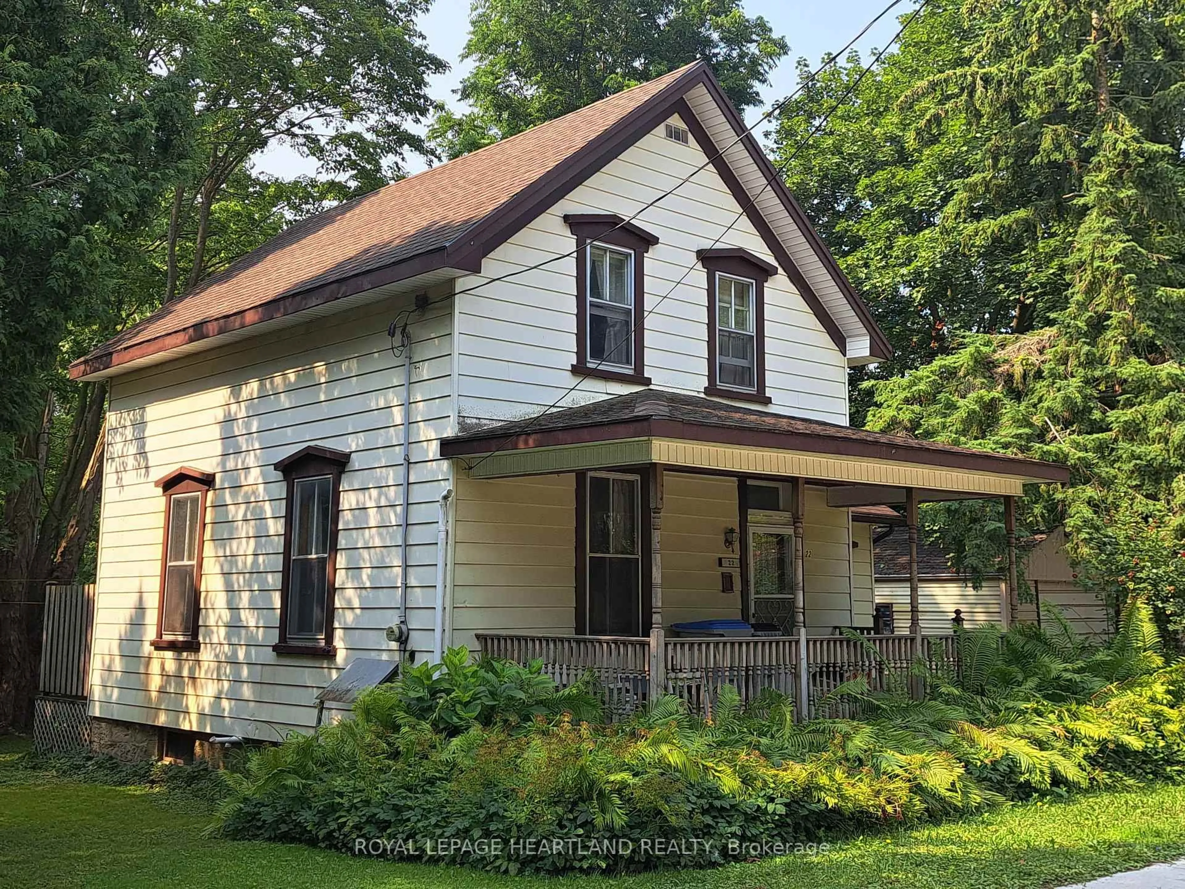 Home with vinyl exterior material, street for 22 Whitehead St, Central Huron Ontario N0M 1L0
