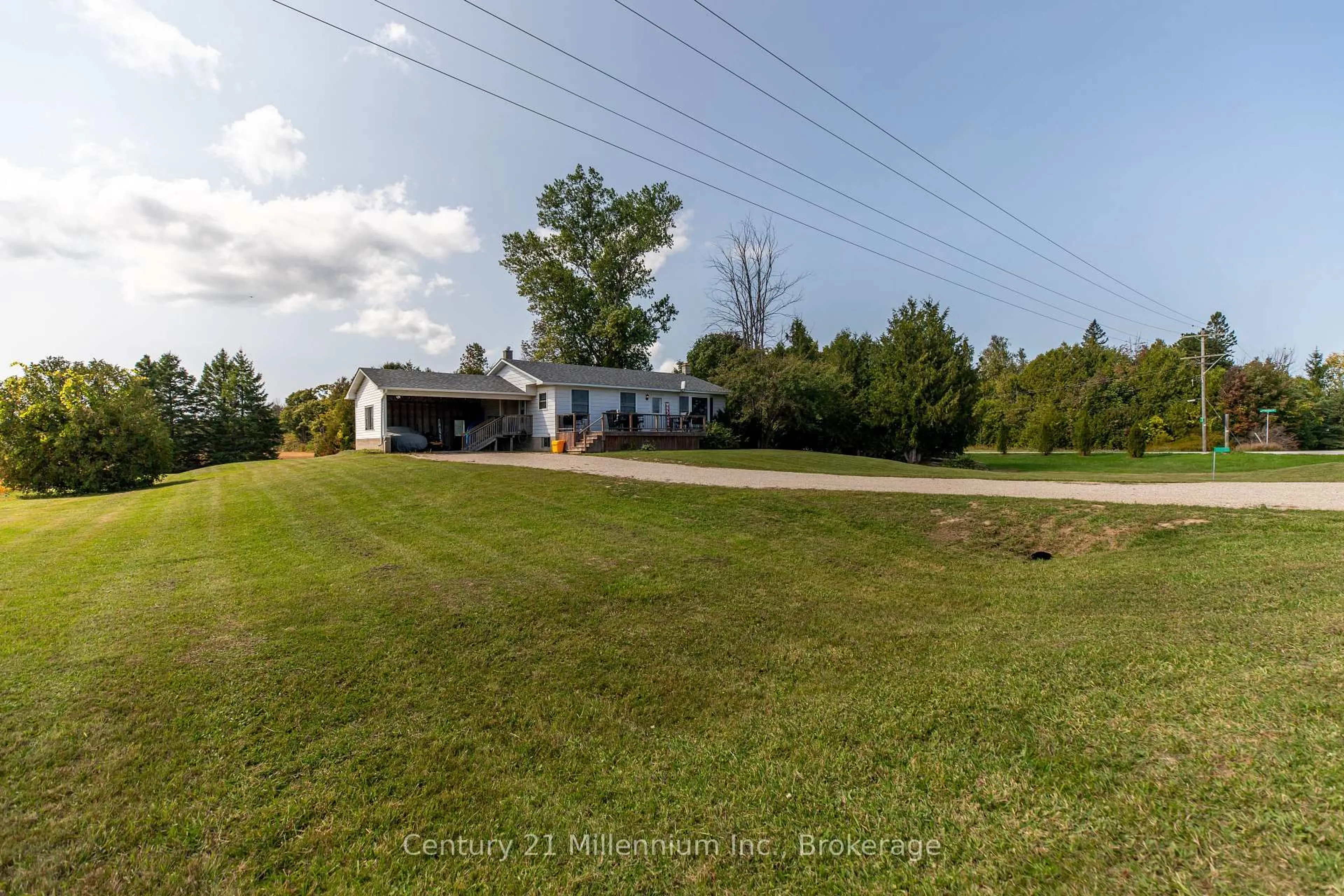 A pic from outside/outdoor area/front of a property/back of a property/a pic from drone, unknown for 1185 Highway 6, South Bruce Peninsula Ontario N0H 2T0