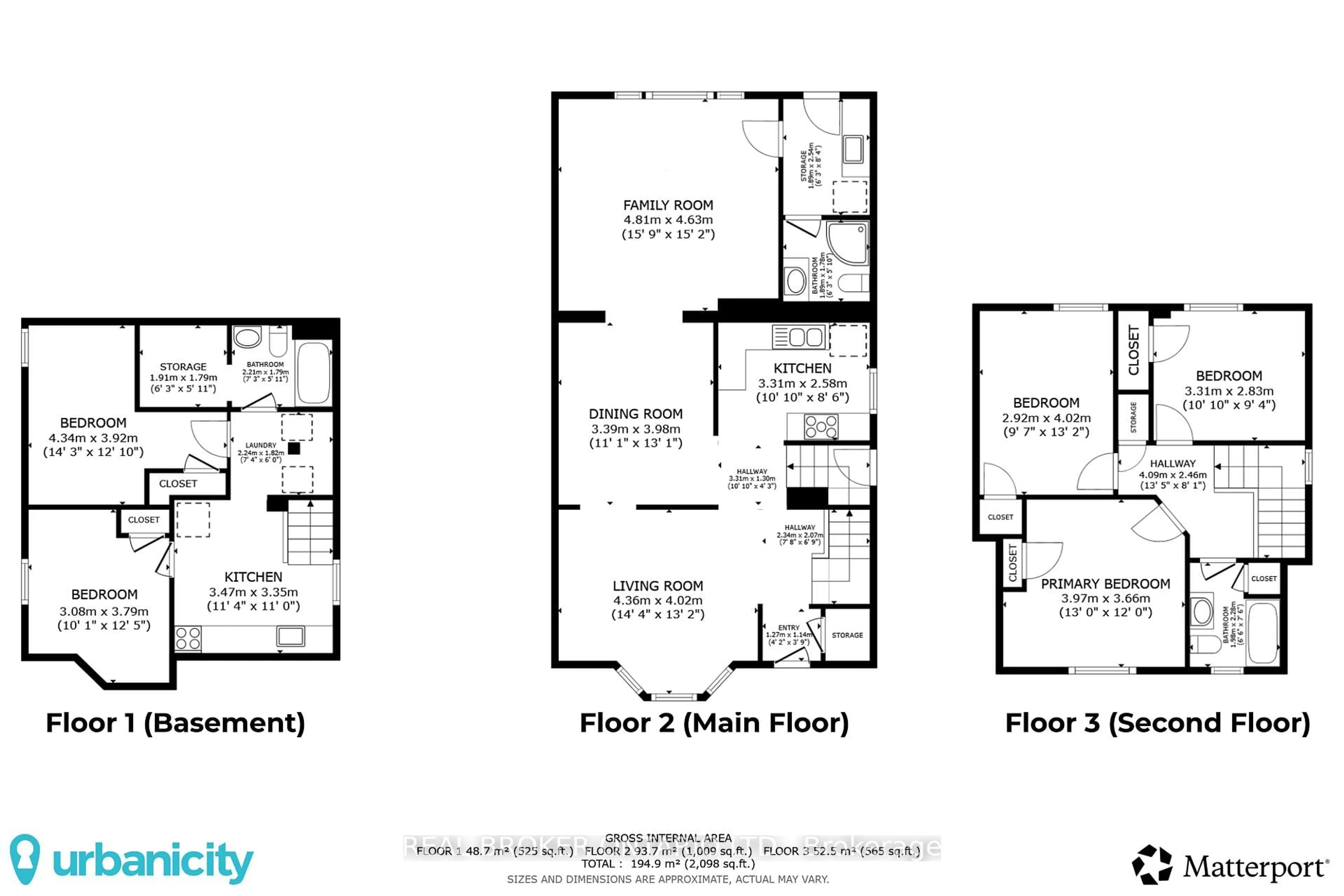 Floor plan for 39 Cloverhill Rd, Hamilton Ontario L9C 3L6