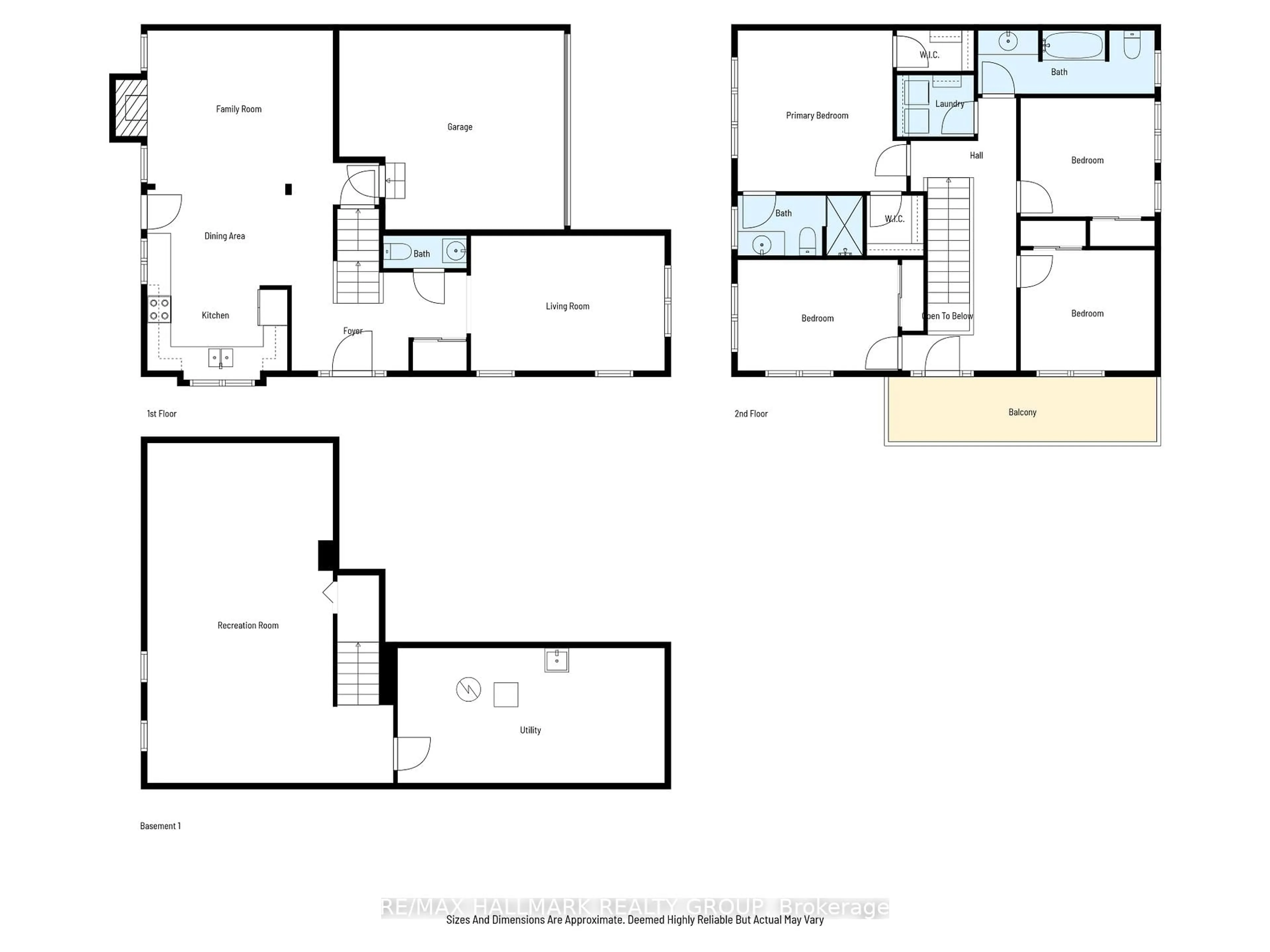 Floor plan for 601 ROSEHILL Ave, Stittsville Ontario K2S 0K3