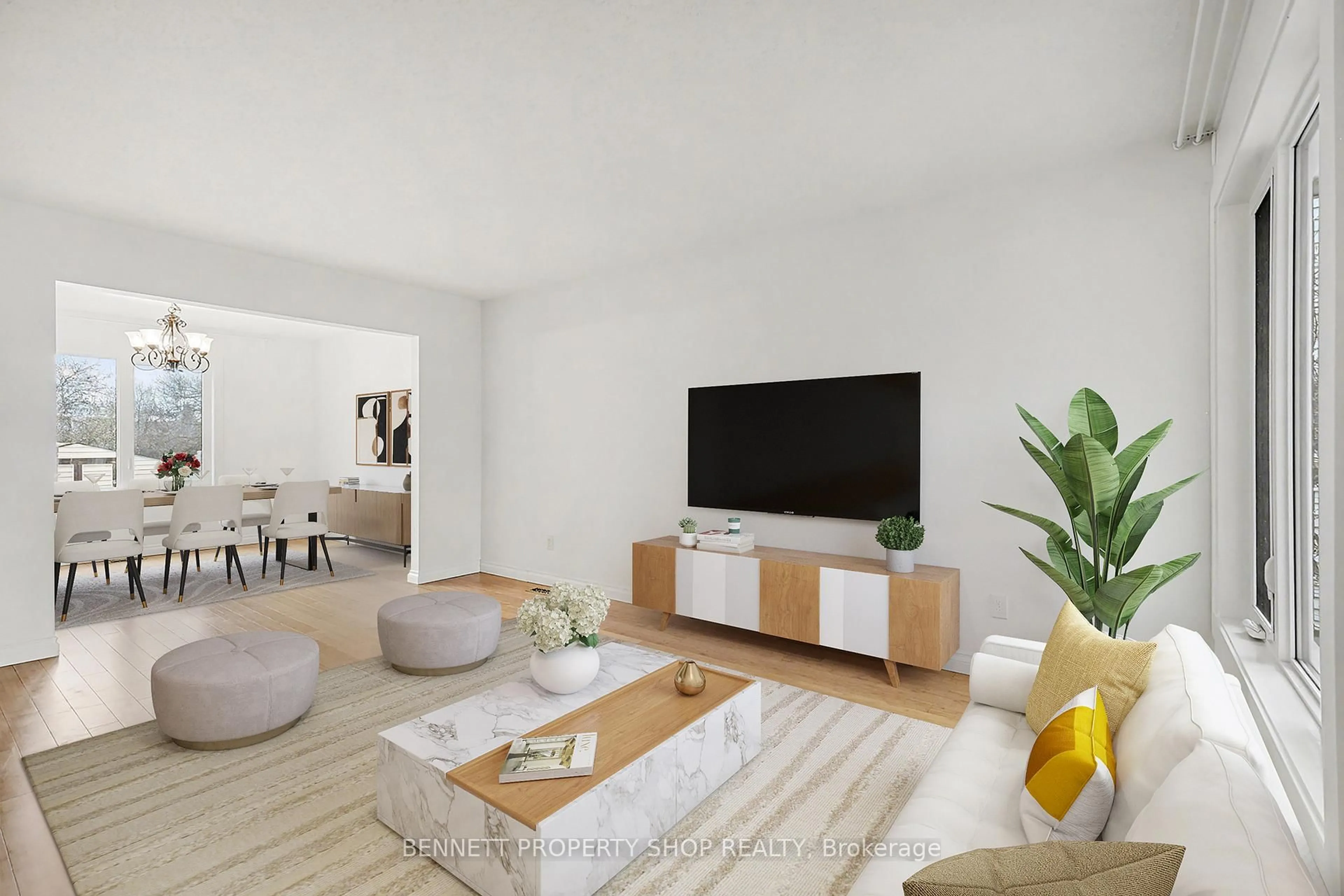 Living room with furniture, unknown for 18 Shetland Way, Kanata Ontario K2M 1R9