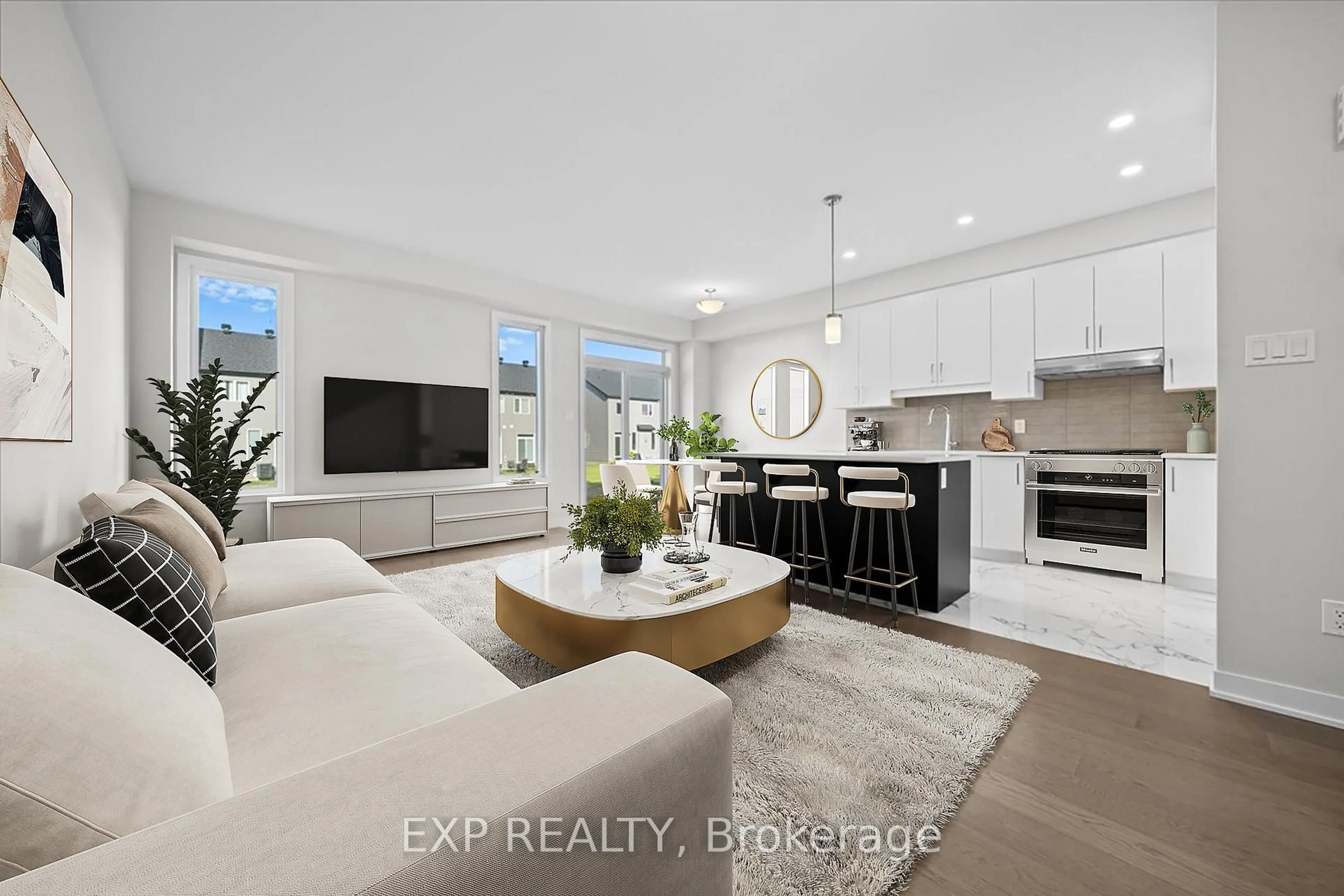 Open concept kitchen, ceramic/tile floor for 1940 HAWKER Private, Carp Ontario K0A 1L0