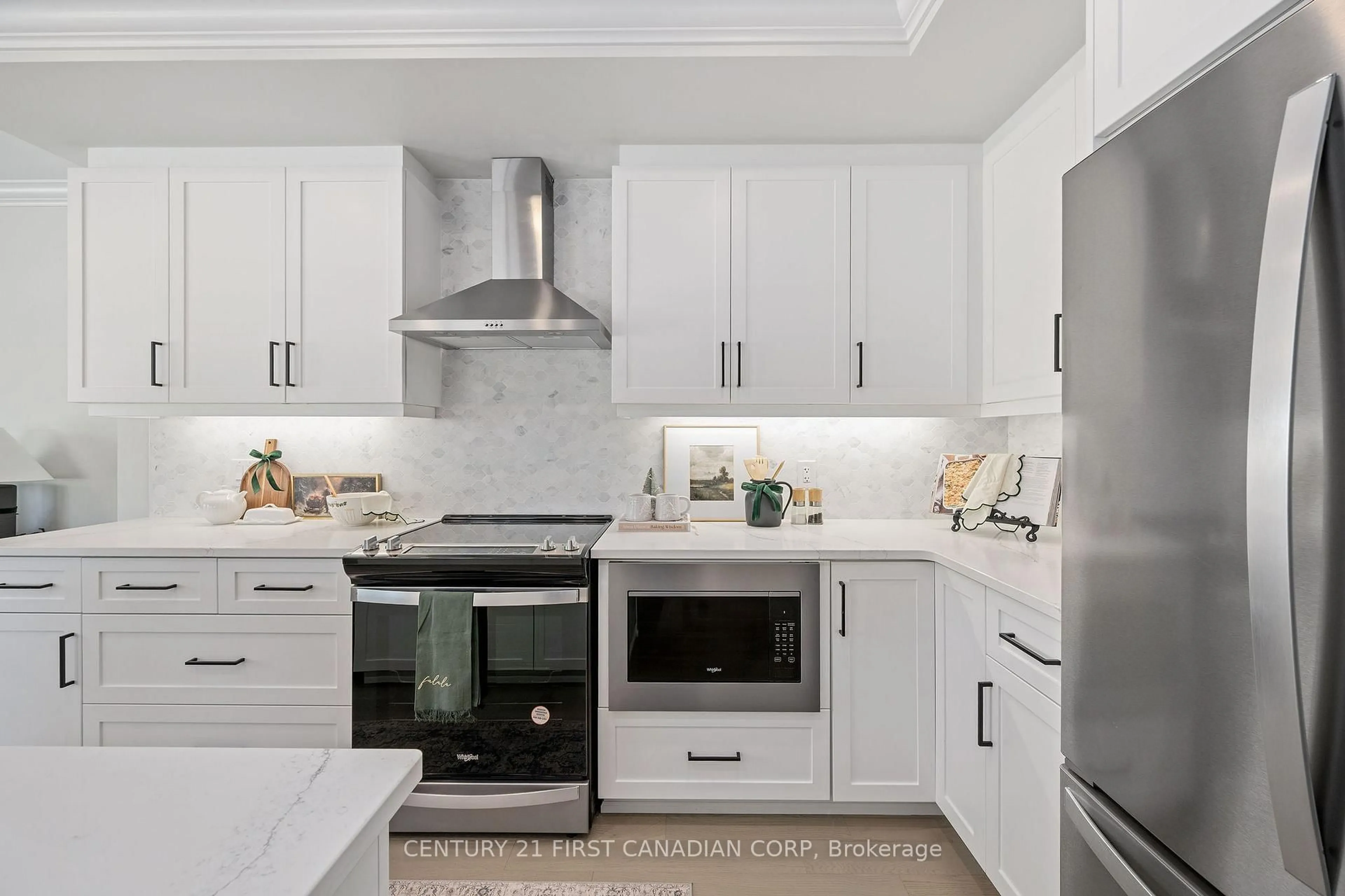 Contemporary kitchen, ceramic/tile floor for 1560 Upper West Ave #203, London South Ontario N6K 0M4