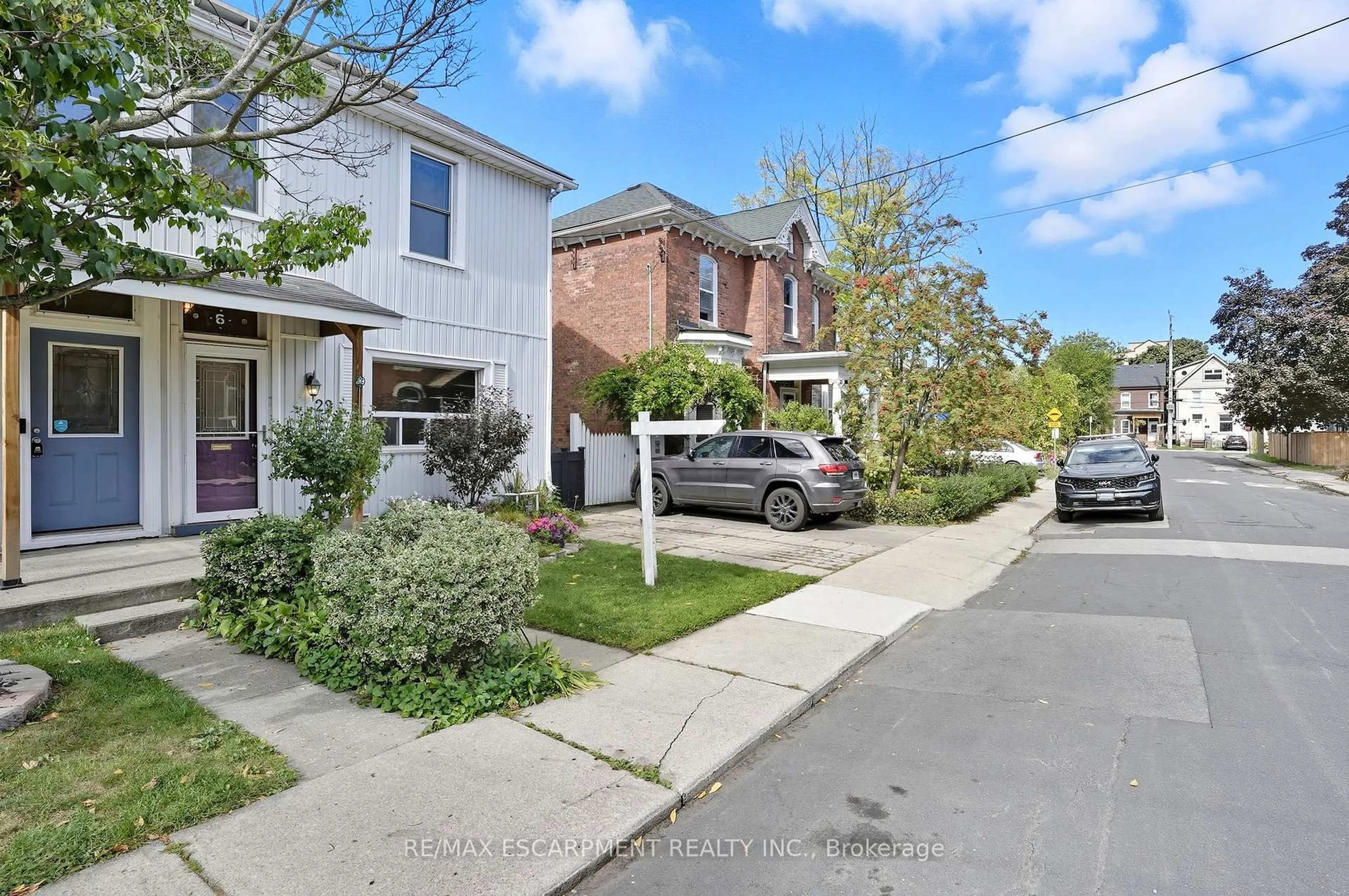 A pic from outside/outdoor area/front of a property/back of a property/a pic from drone, street for 22 Liberty St, Hamilton Ontario L8N 2N6