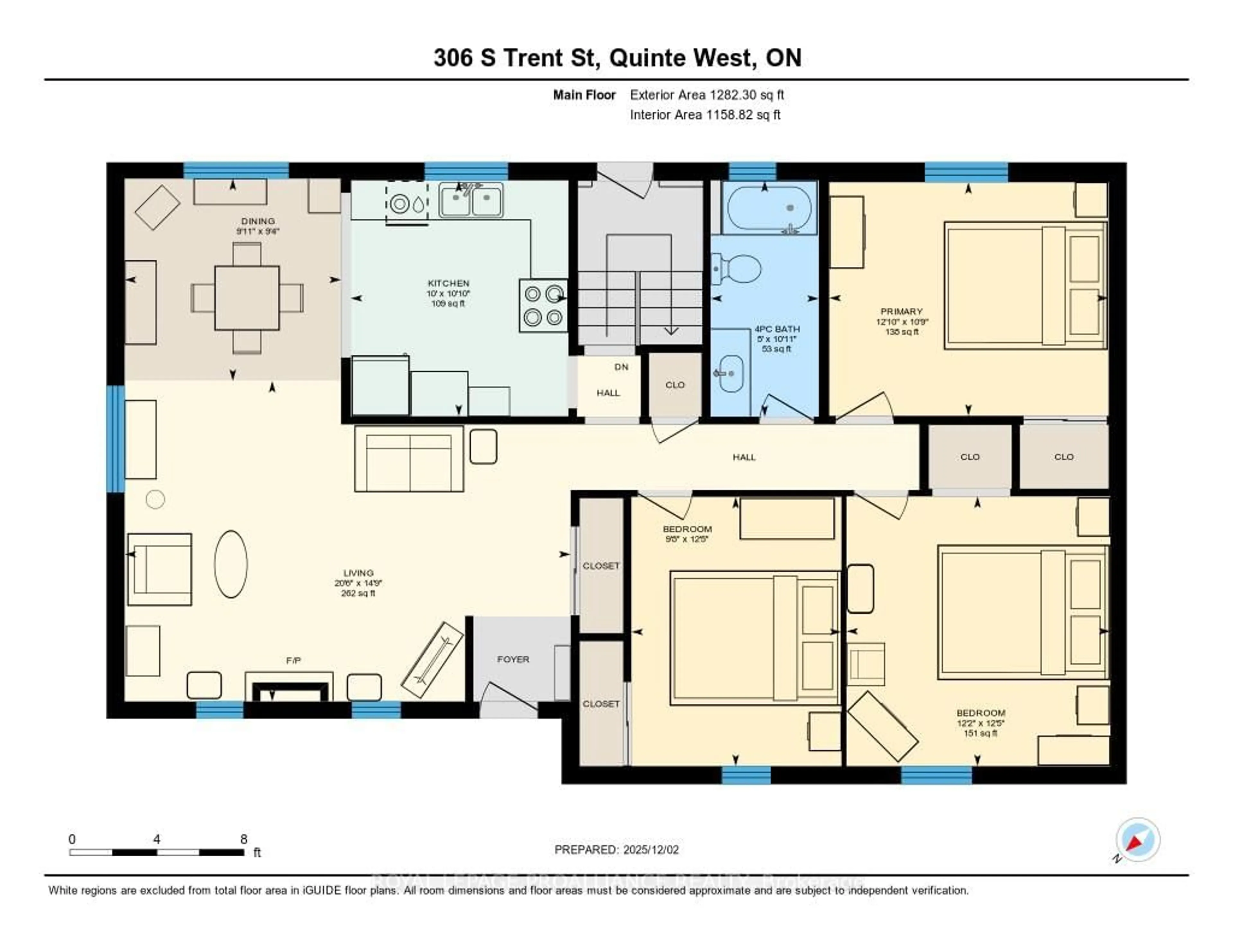 Floor plan for 306 South Trent St, Hastings Ontario K0K 2C0