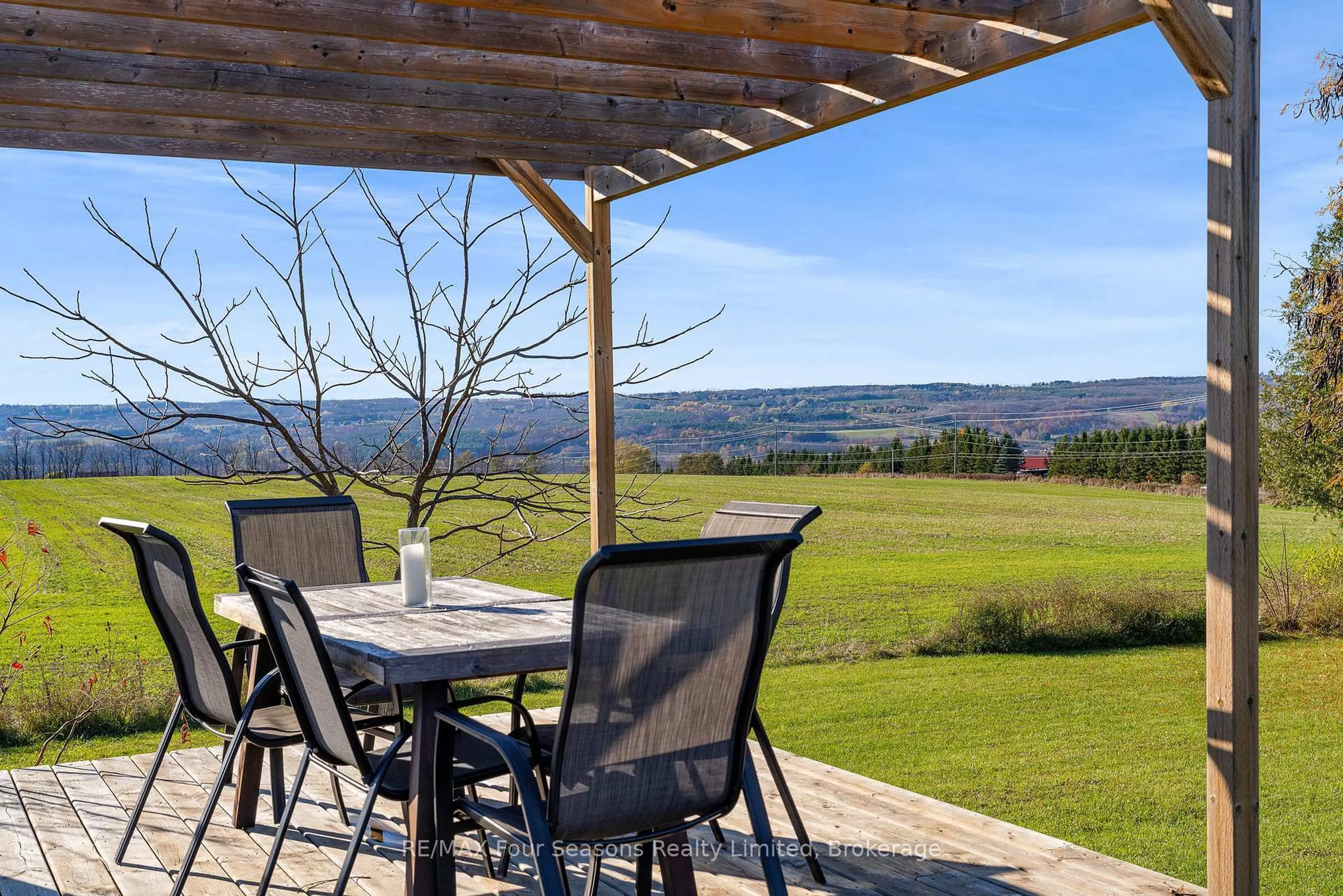 Patio, water/lake/river/ocean view for 627174 Grey Road 119, Grey Highlands Ontario N0H 1J0