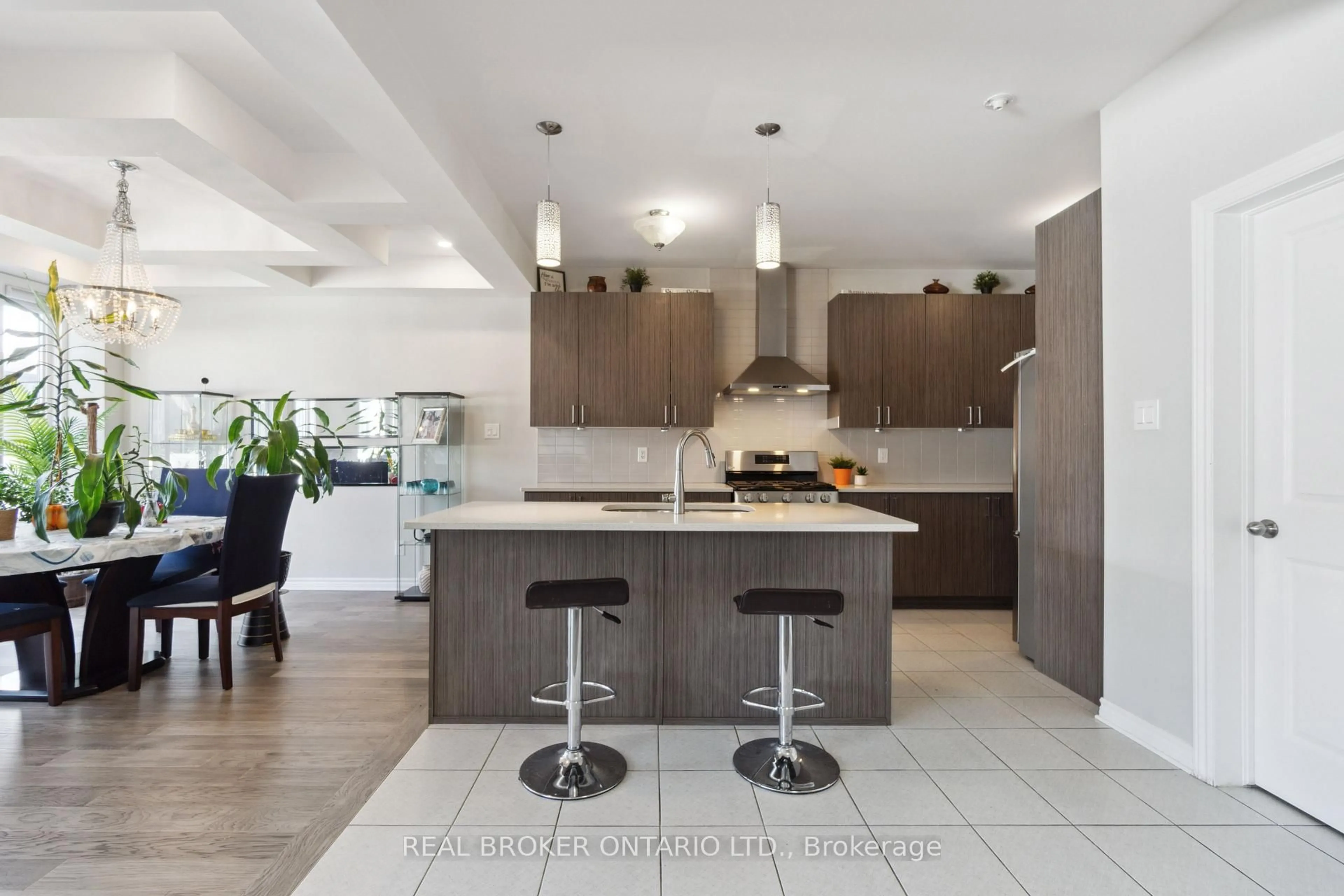 Contemporary kitchen, ceramic/tile floor for 28 Sopwith Private, Carp Ontario K0A 1L0